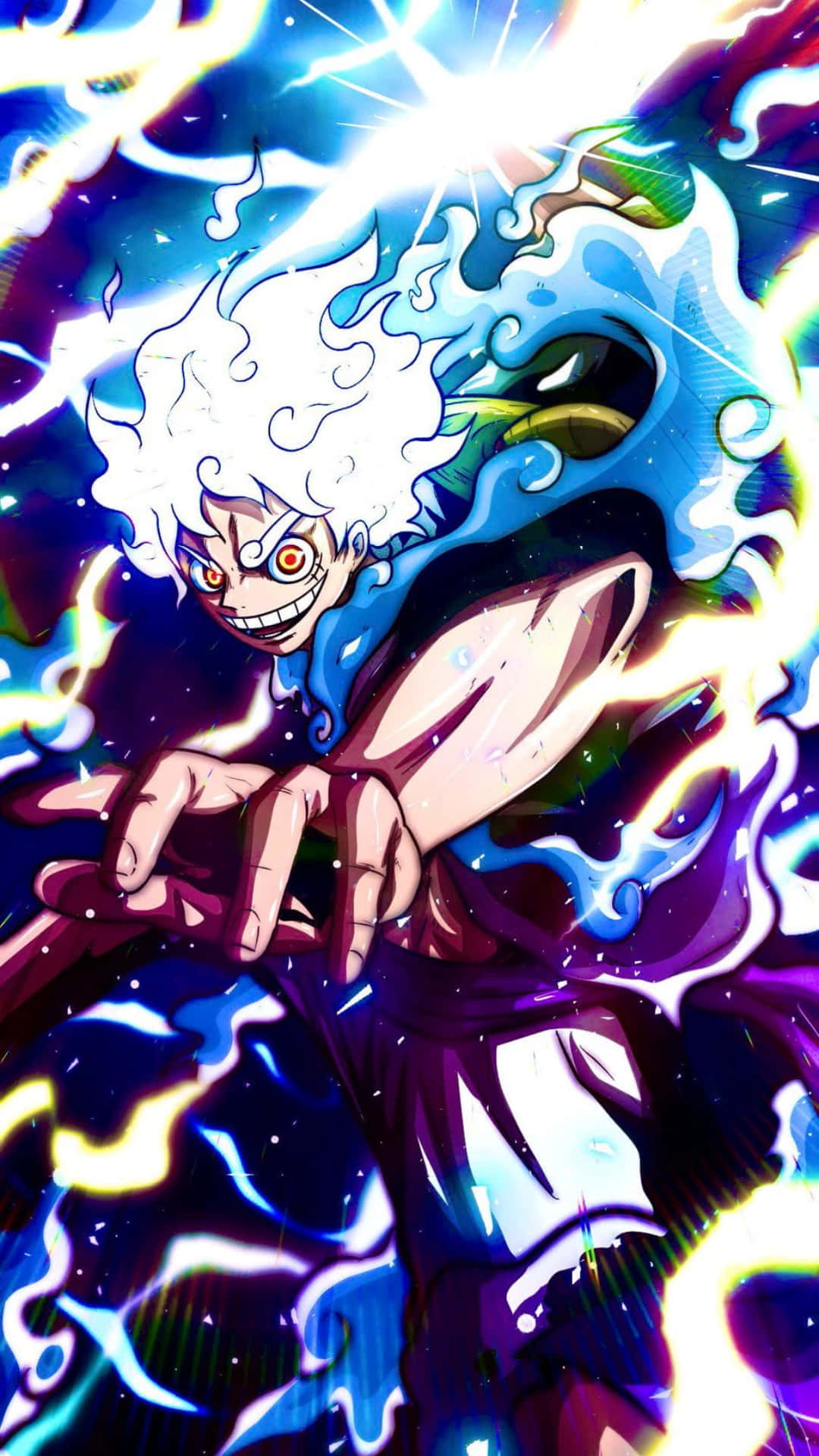 Pagpapakita ni Luffy ng determinasyon na protektahan ang kanyang crew Wallpaper