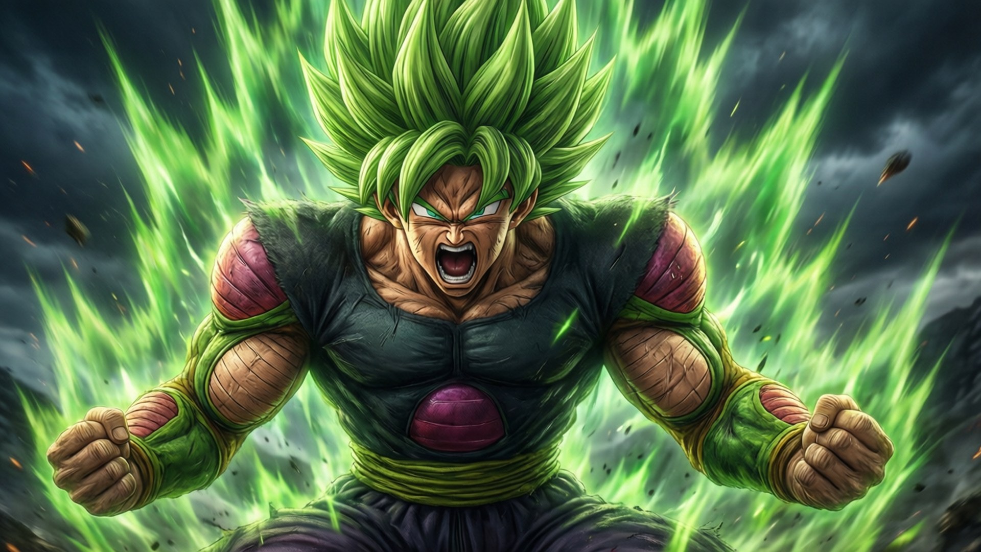 Pagsabog ng Galit ni Broly Wallpaper