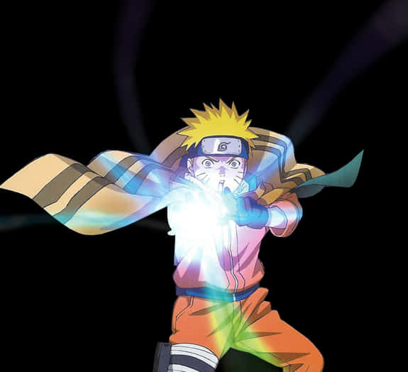 Pagsasanay ni Naruto sa Rasengan Wallpaper