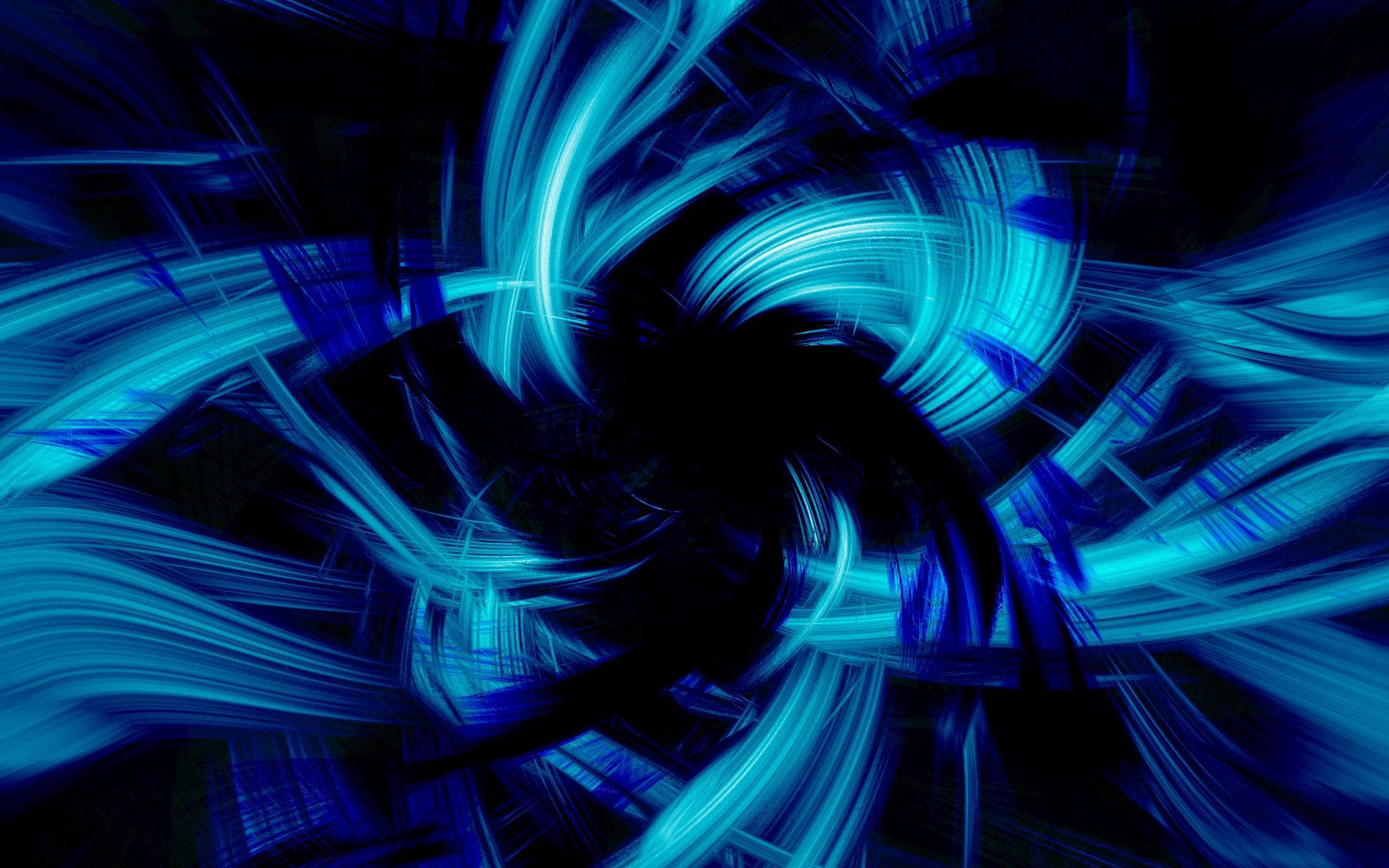 Pagsira sa mga Hangganan gamit ang Asul na Abstract na Speed Light Wallpaper