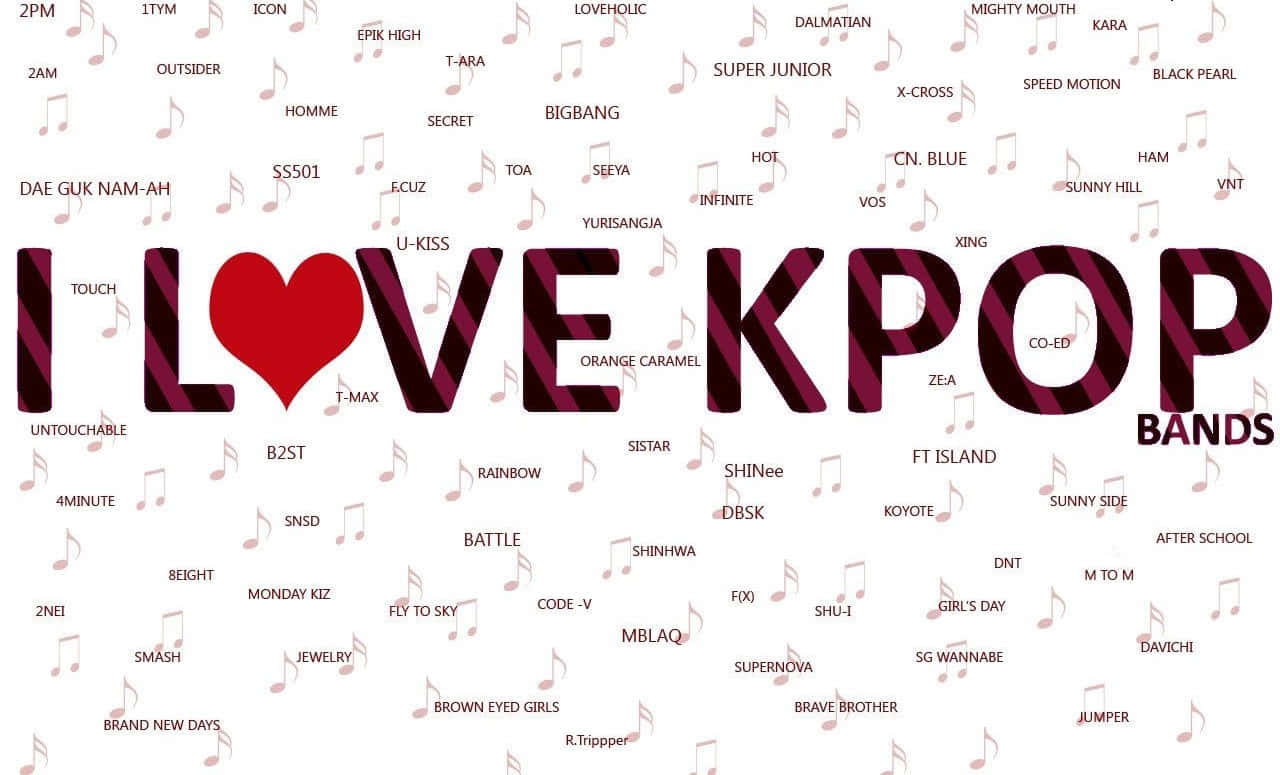 Pagtatanghal ng Kpop Group sa Stage Wallpaper