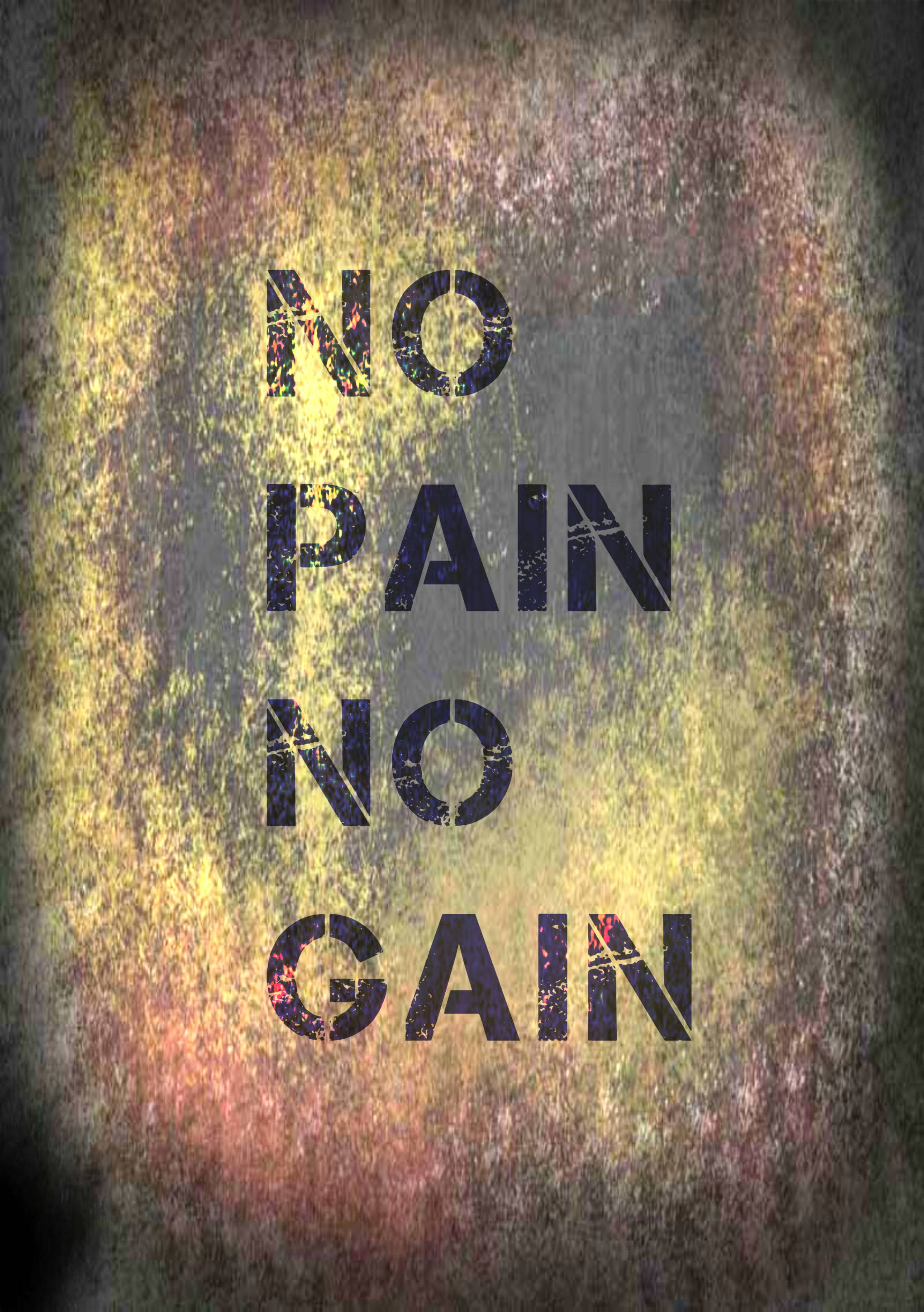 Pagyakap sa Sakit - Abstract Art Quote Wallpaper