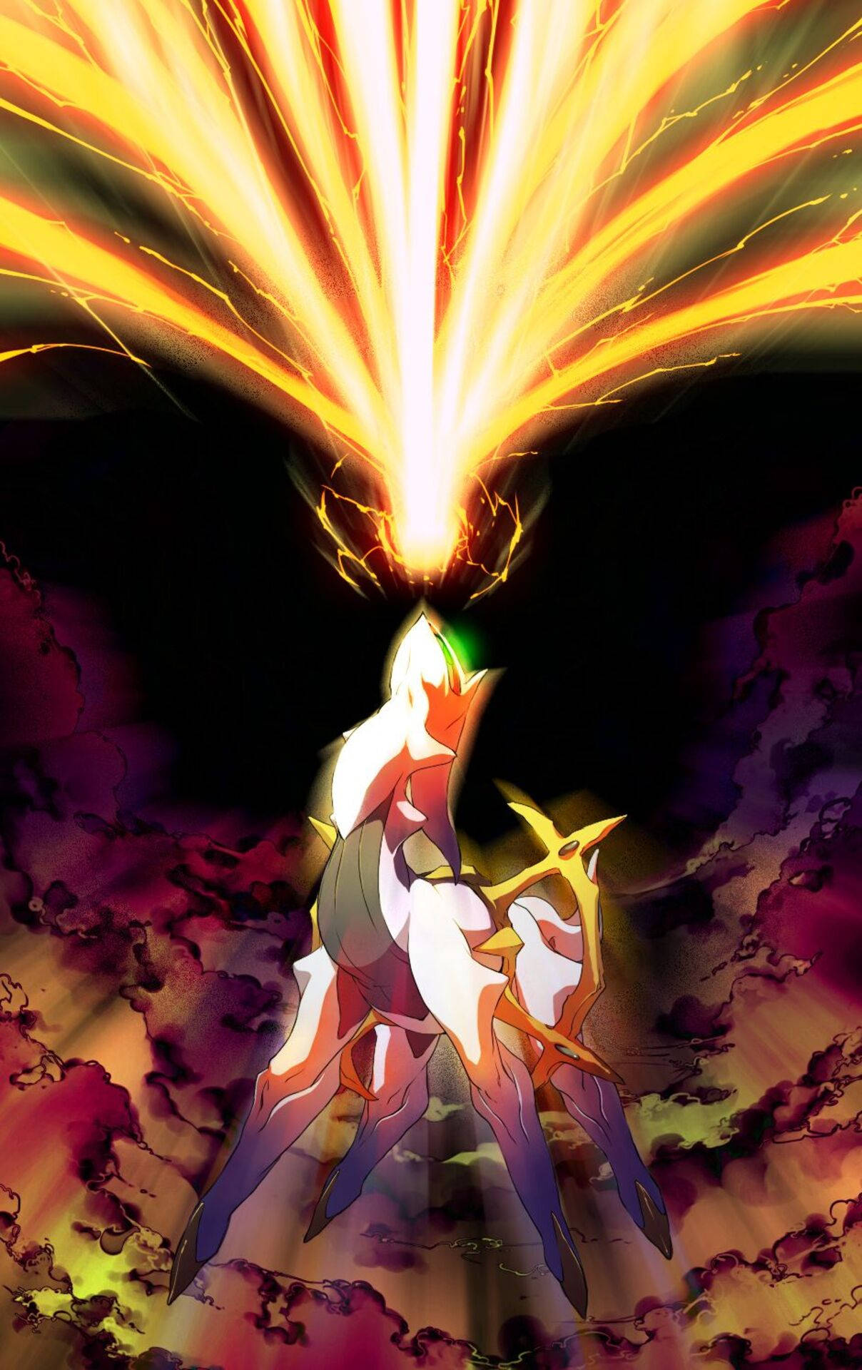 Pakaw ng kapangyarihan ni Arceus at ang Pagsabog ng Uri ng Apoy Wallpaper