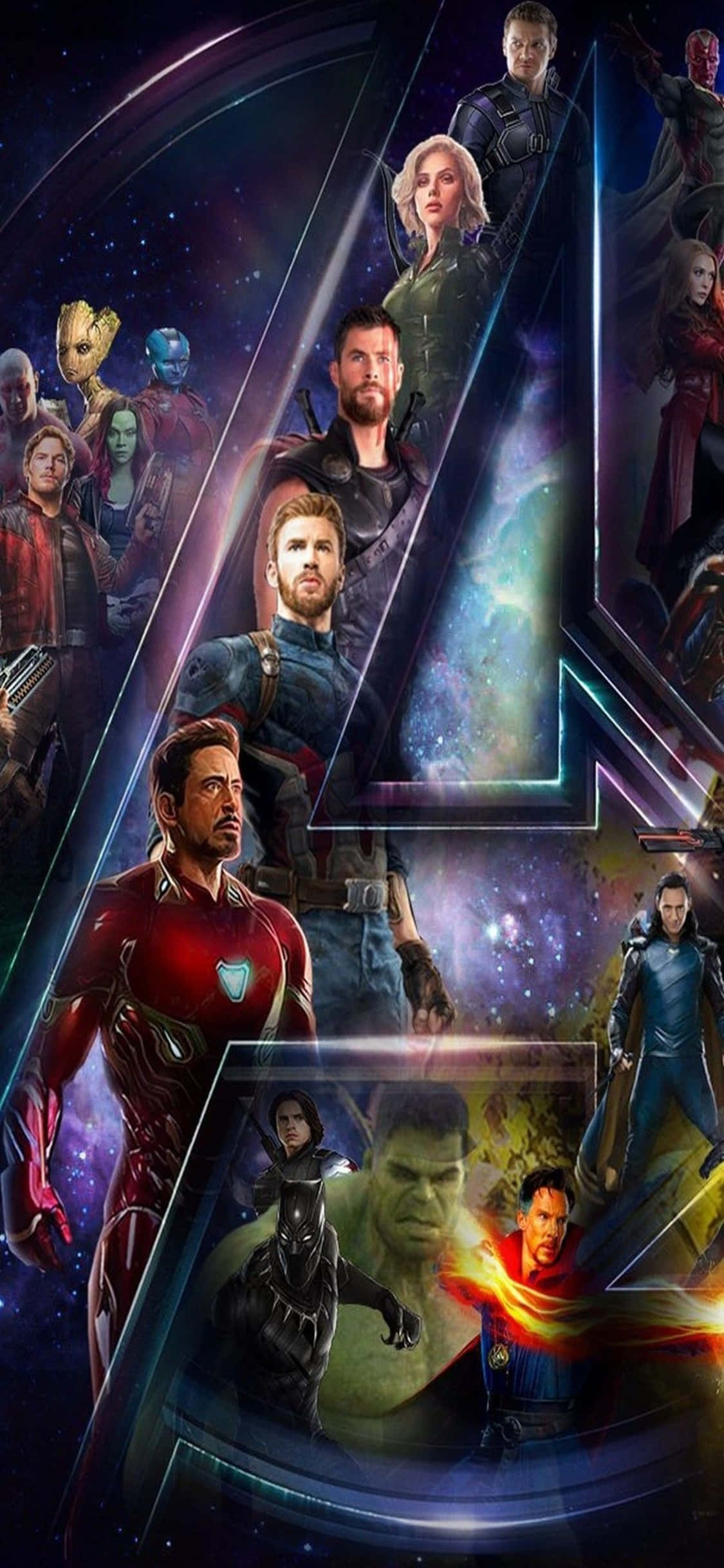 Pakawalan ang kapangyarihan ng Avengers gamit ang bagong iPhone Xs Wallpaper