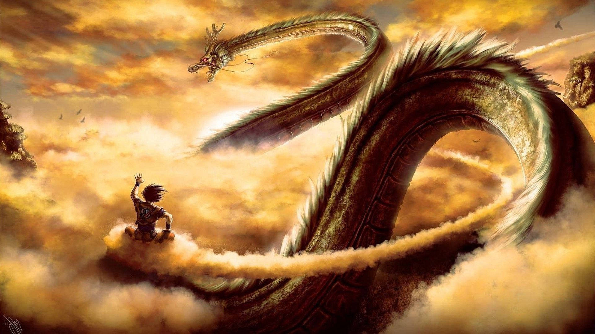 Pakawalan ang Kapangyarihang Lampas sa Hangganan sa Dragon Ball Z Wallpaper