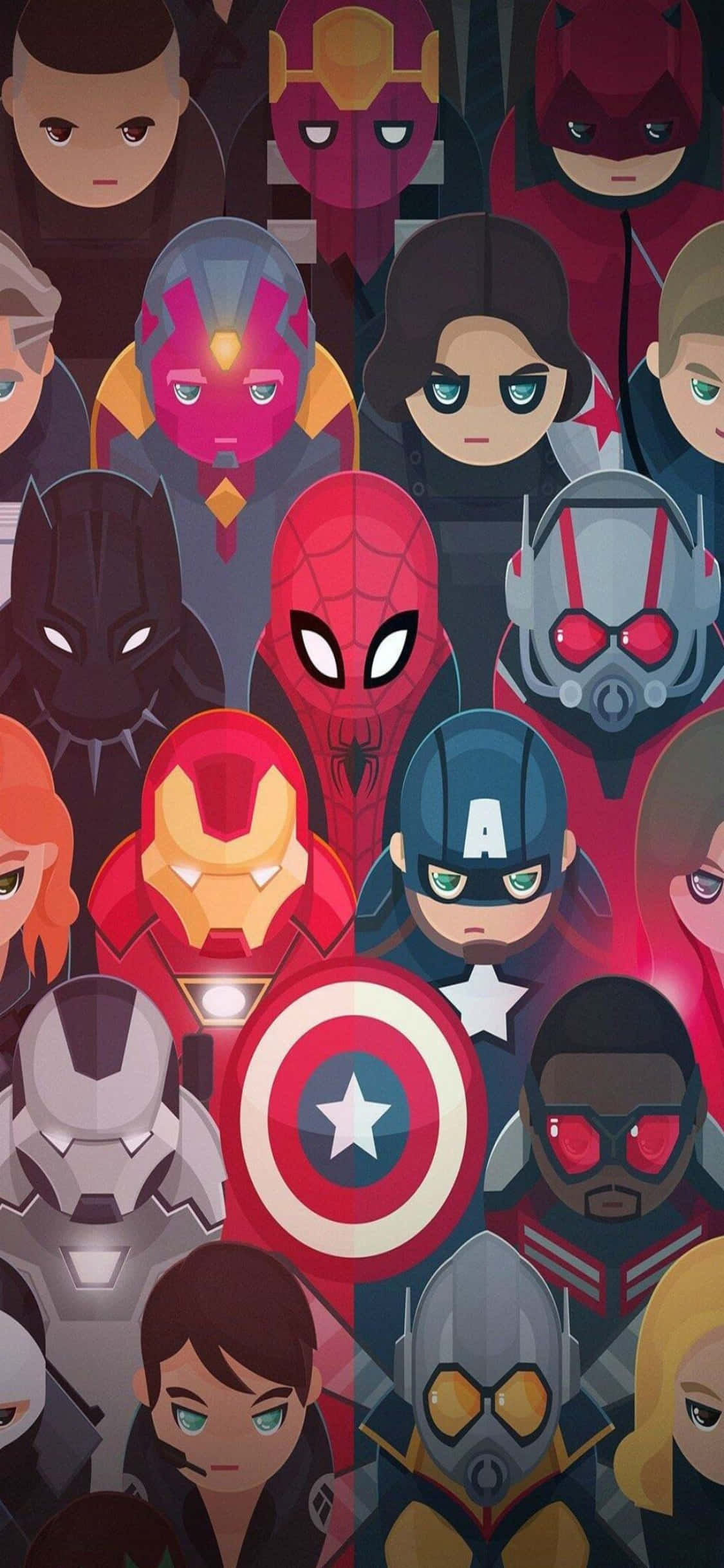 Palakasin ang iyong iPhone gamit ang team na nagsimula ng lahat - Marvel's Avengers Wallpaper