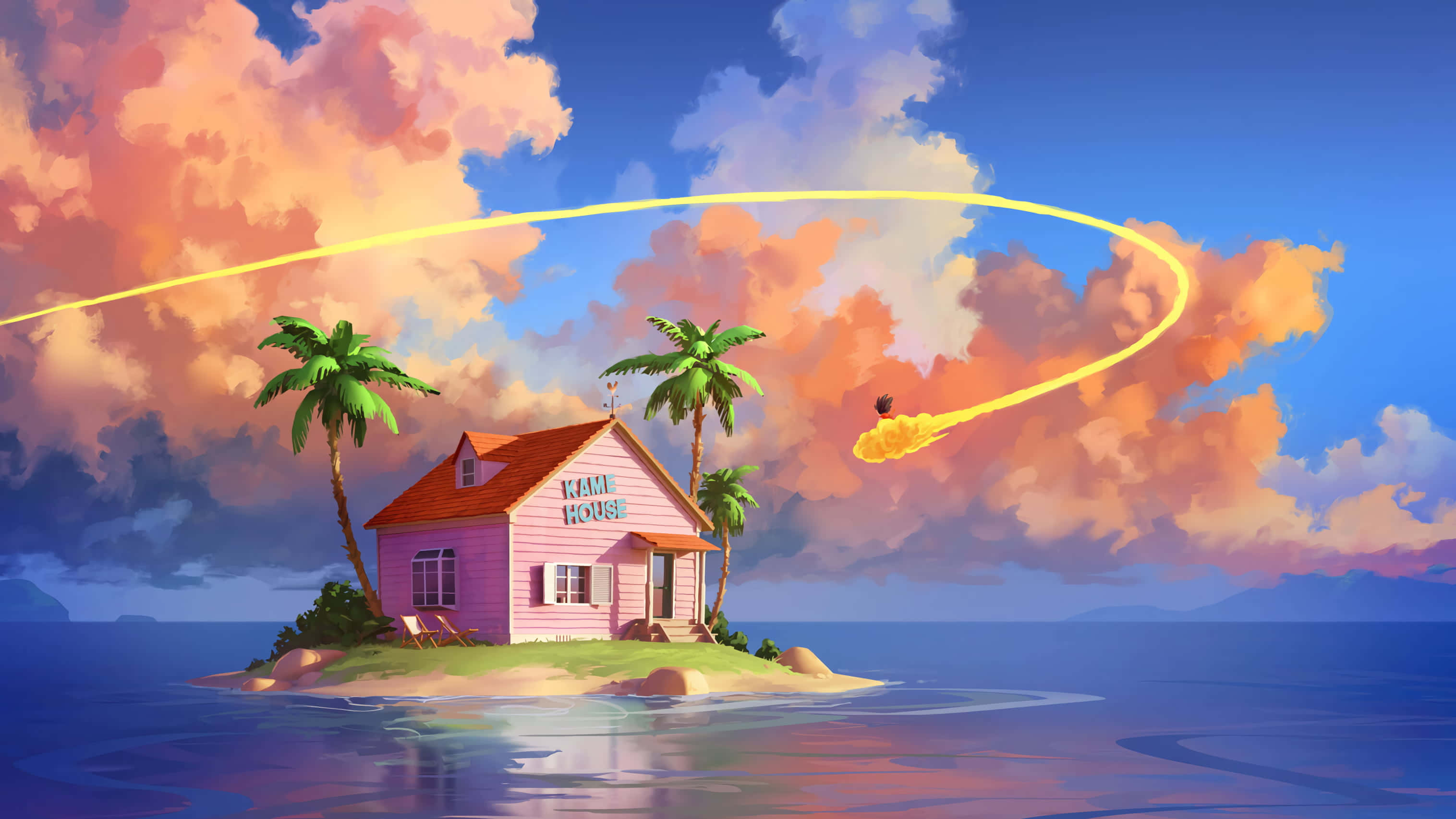 Palakasin ang iyong kapangyarihan sa mundo ng Dragon Ball Wallpaper