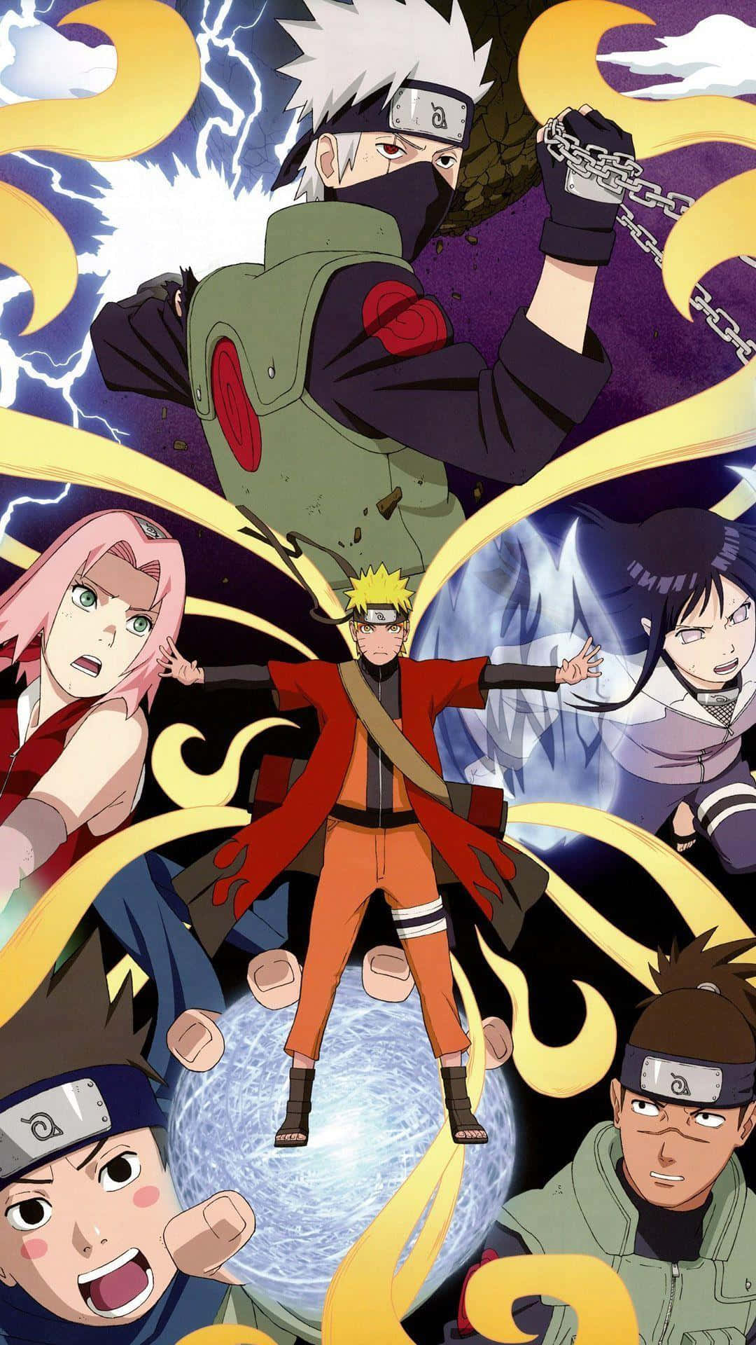 Palakasin ang Kapangyarihan - Naruto Uzumaki Phone Wallpaper