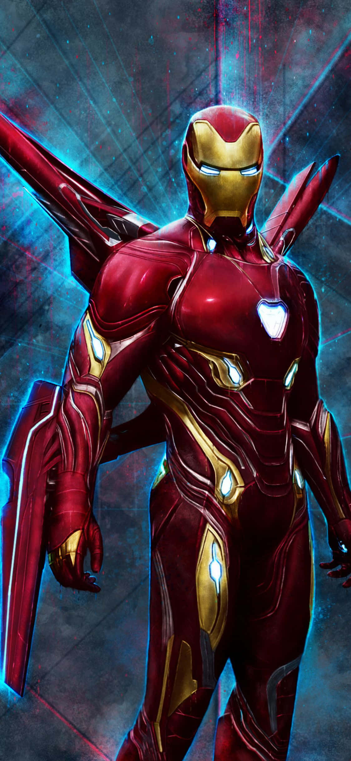 Palakasin ang Kapangyarihan ng Iron Man Gamit ang iPhone X Wallpaper