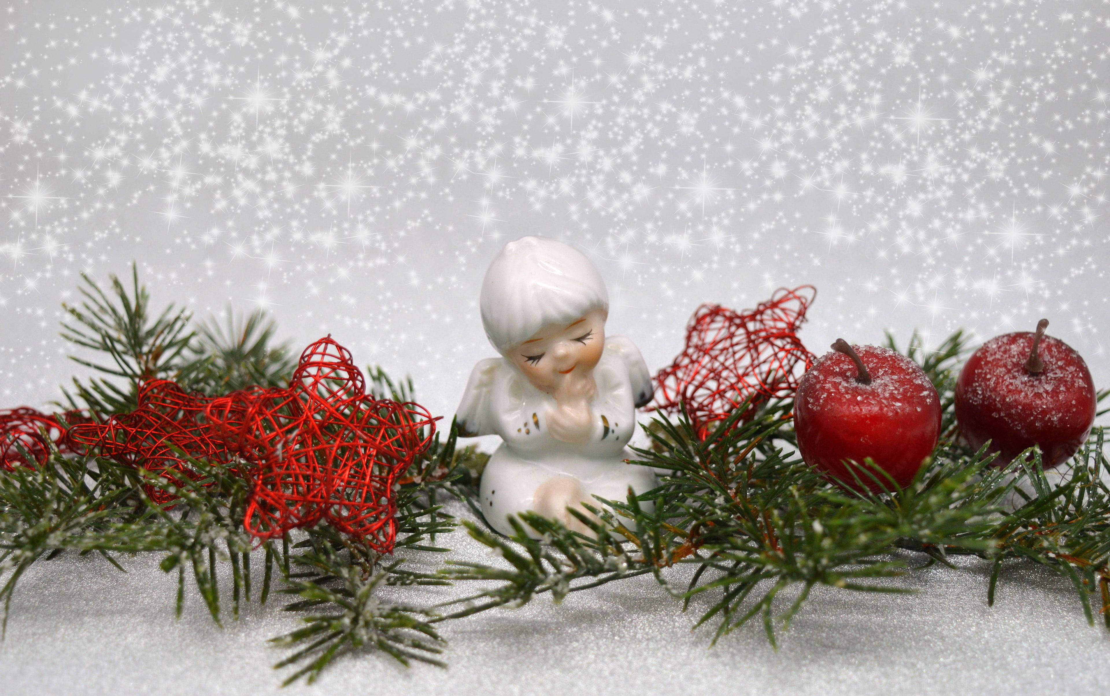 Palamuting Anghel ng Pasko Wallpaper