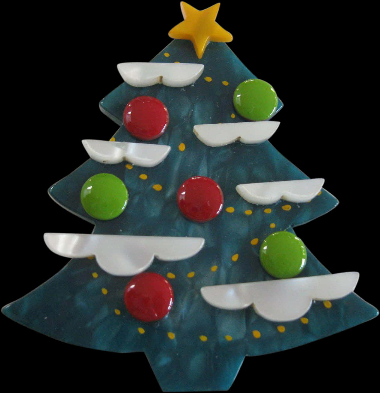 Palamuting Puno ng Pasko na Seramik Wallpaper