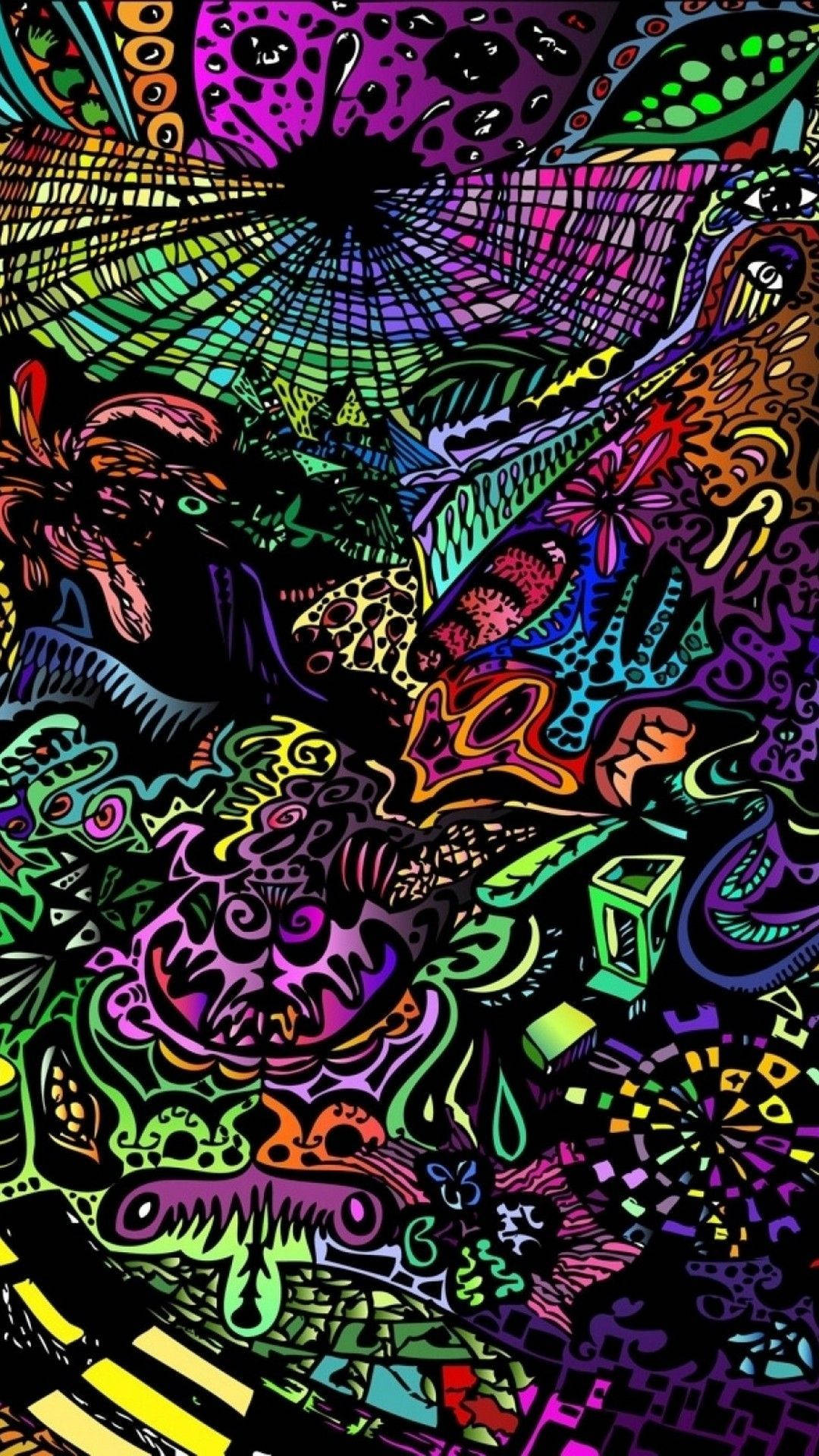 Palawakin ang Iyong Imahinasyon sa Kahanga-hangang Mundo ng Aesthetic Trippy Wallpaper