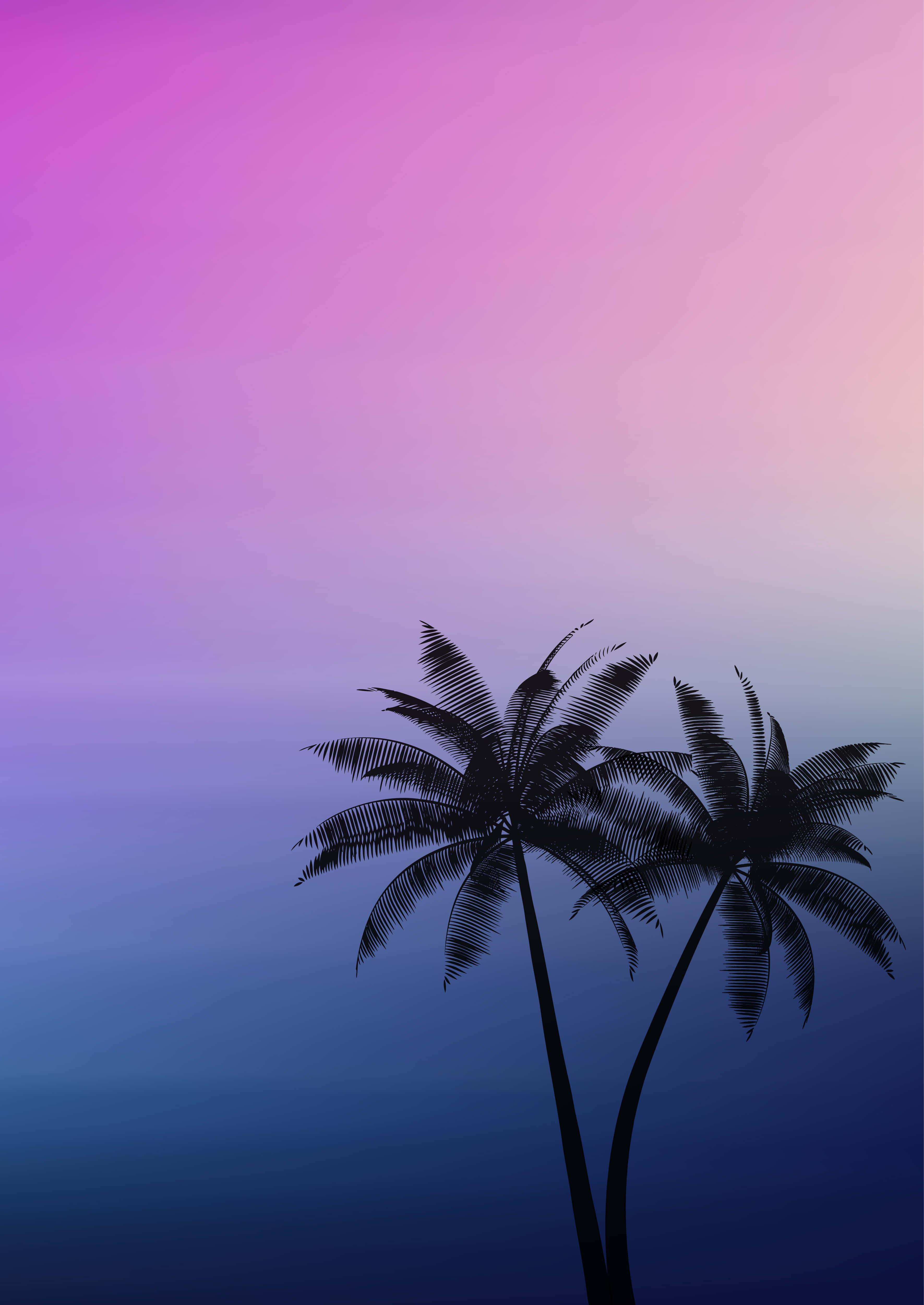 Palm Trees Background Wallpaper