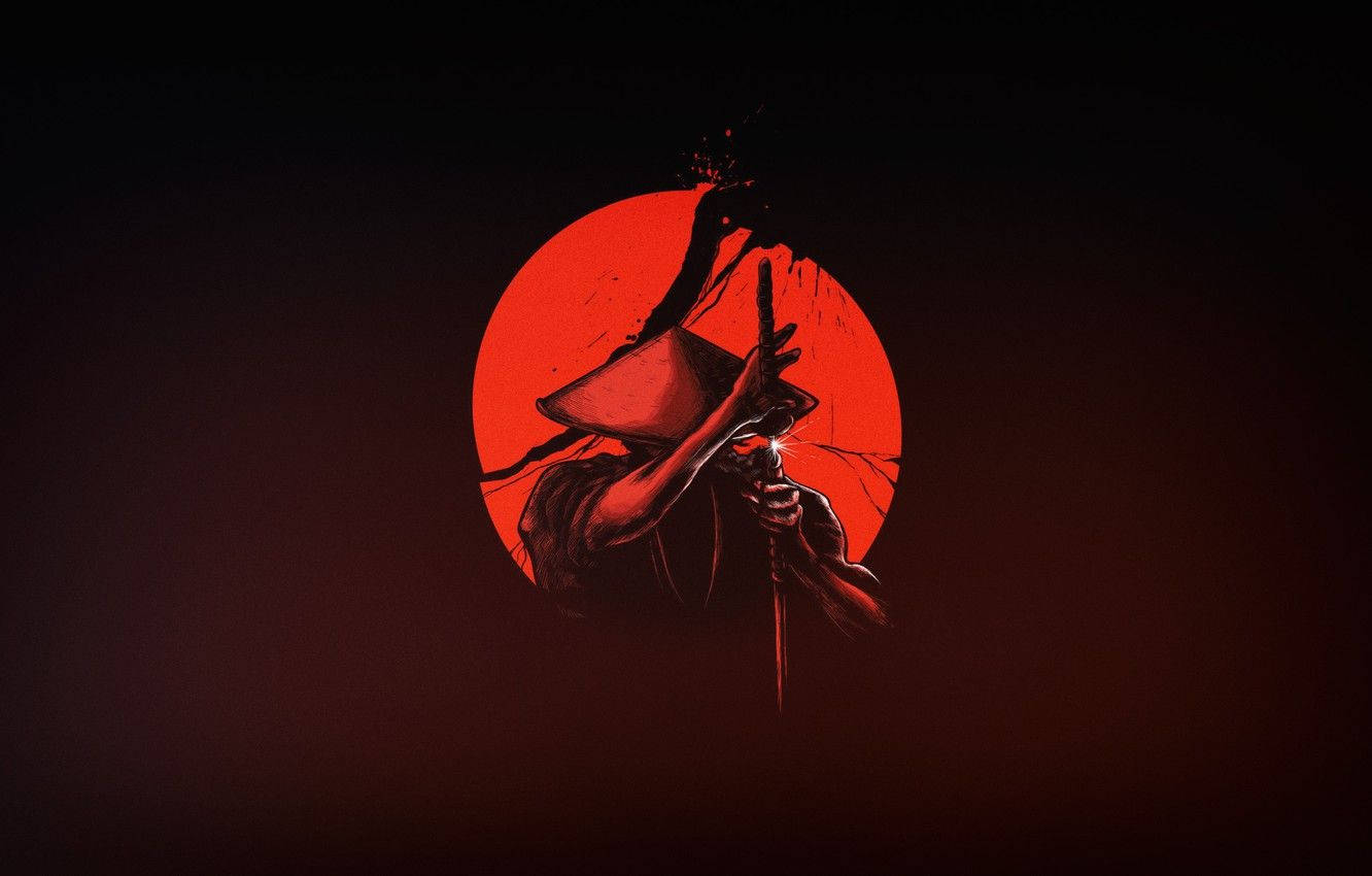 Pambalot ng Katana ng Samurai Hapon Wallpaper
