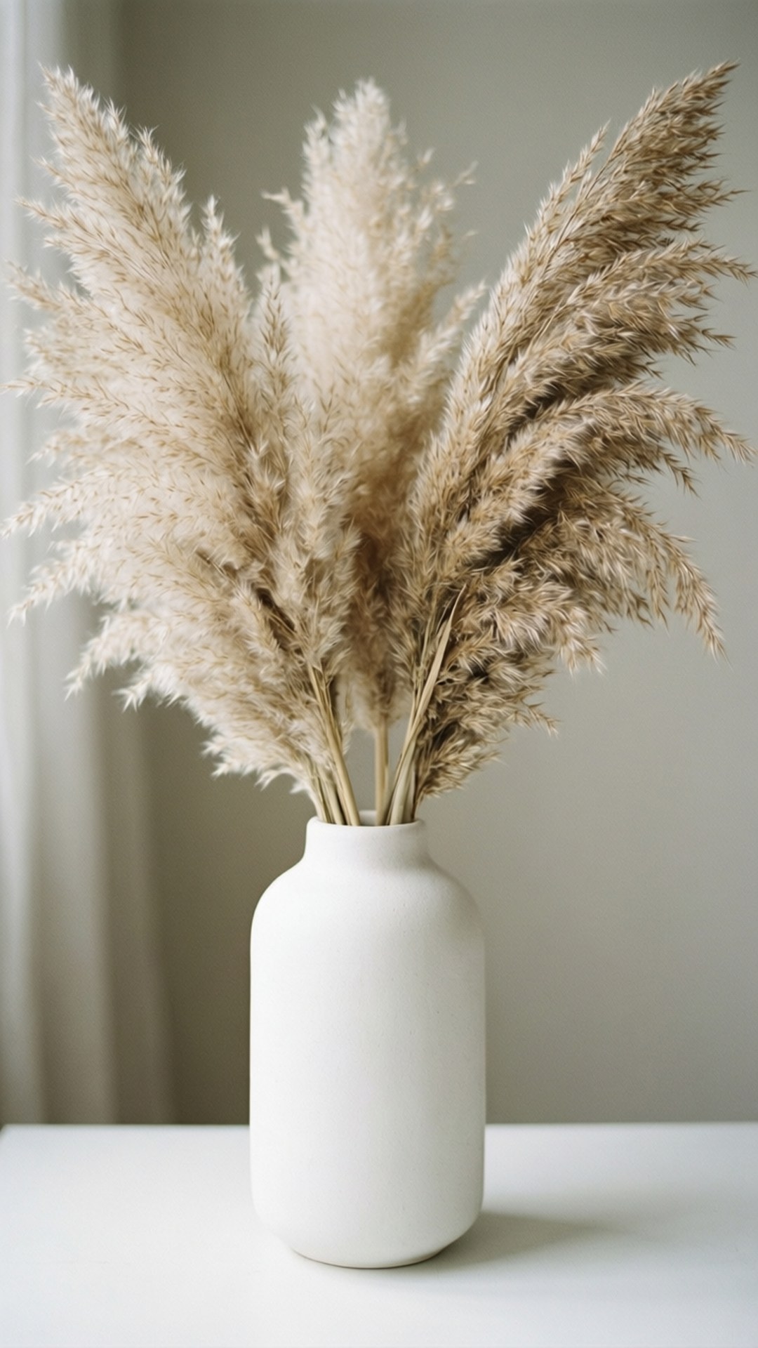 Pampas Grass na Plorera Wallpaper