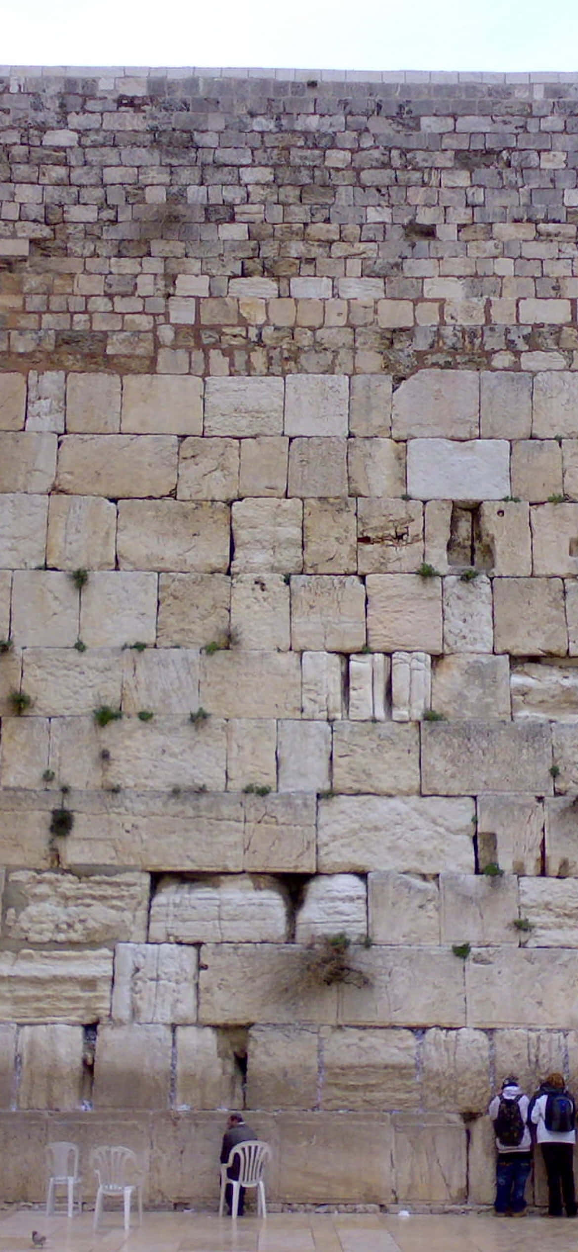 Panalangin sa Ilalim ng Ulan sa Wailing Wall Wallpaper