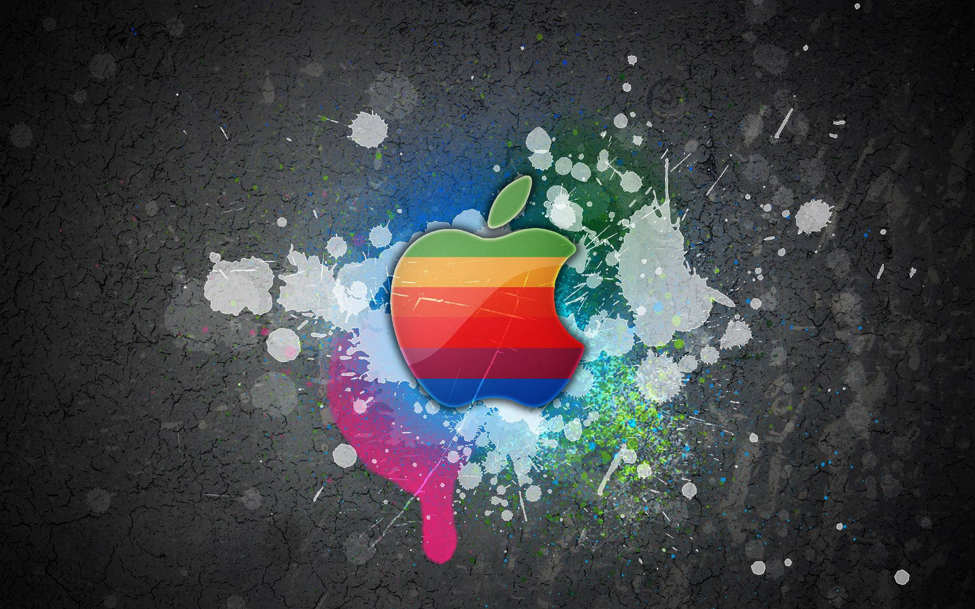 Panatilihing cool ang Apple MacBook Logo Wallpaper