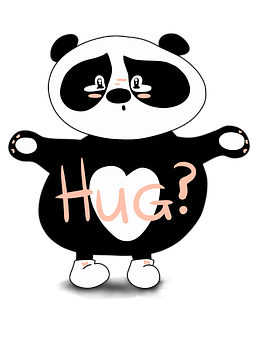 Panda Humihingi ng Yakap Wallpaper