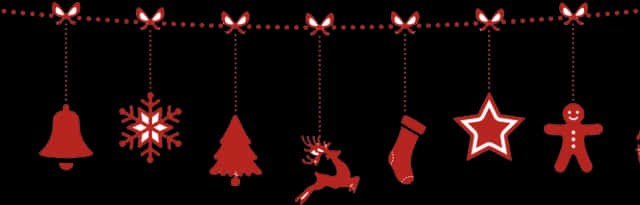 Pandekorasyong Paskong Pasko na Garland Wallpaper