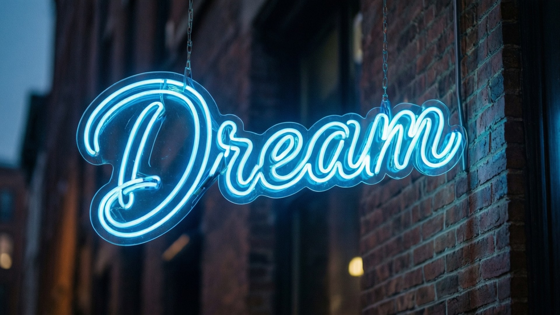Pangarap na Neon Sign Wallpaper