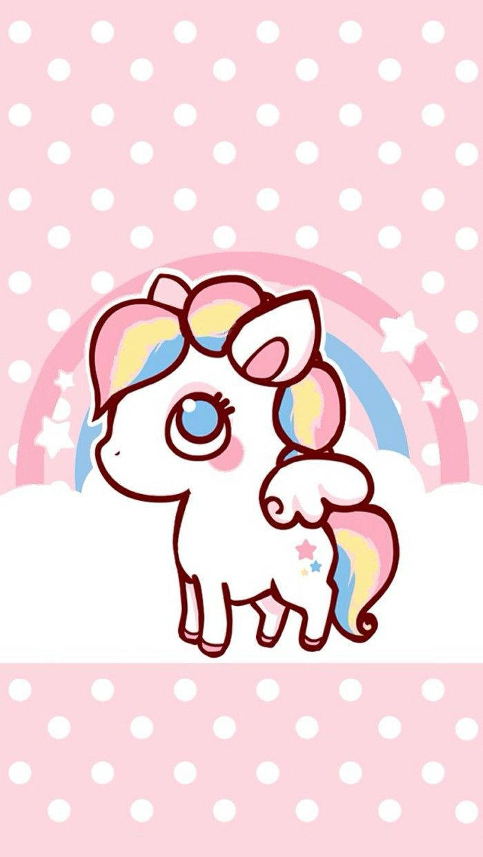 Pangarap ng Malaki sa Isang Mahiwagang Candy Unicorn! Wallpaper