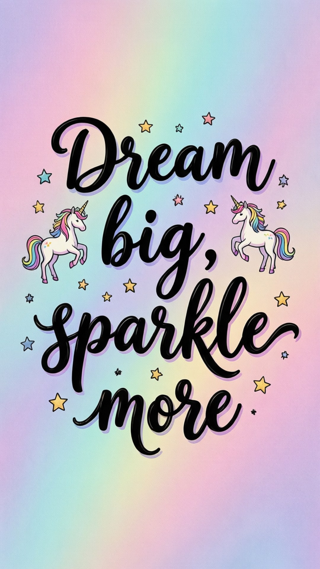 Pangarap ng Malaking Unicorn Quote Wallpaper