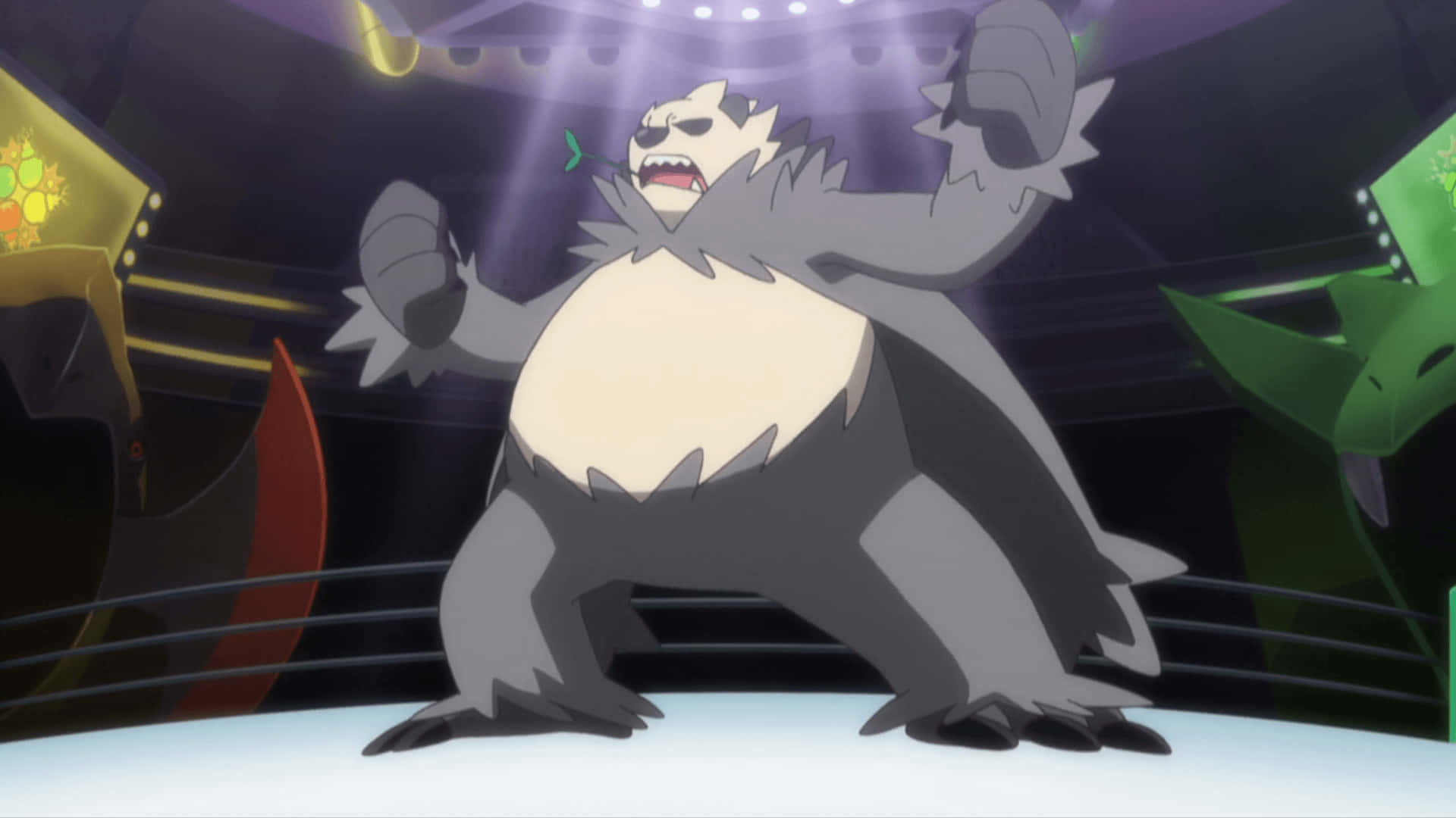 Pangoro Sa Isang Battle Ring Wallpaper