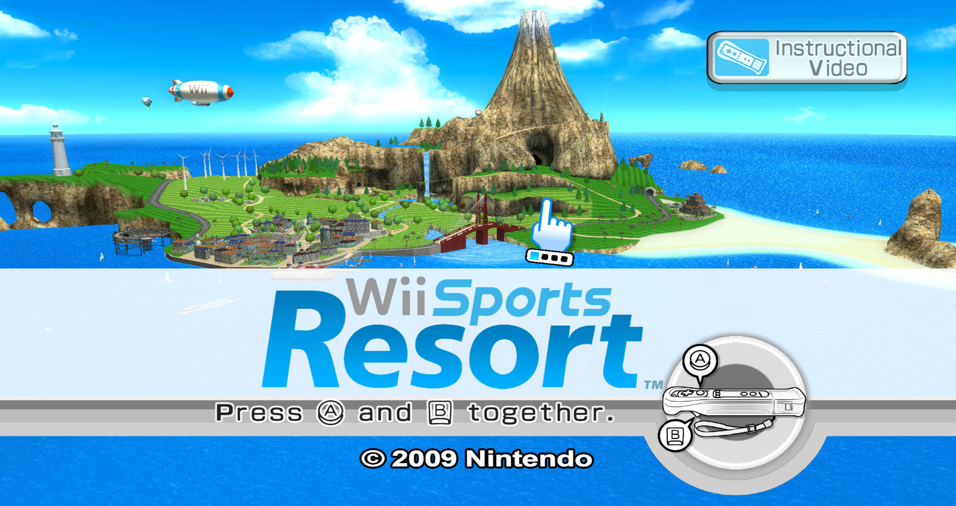 Panimula ng Laro ng Wii Sports Resort Wallpaper