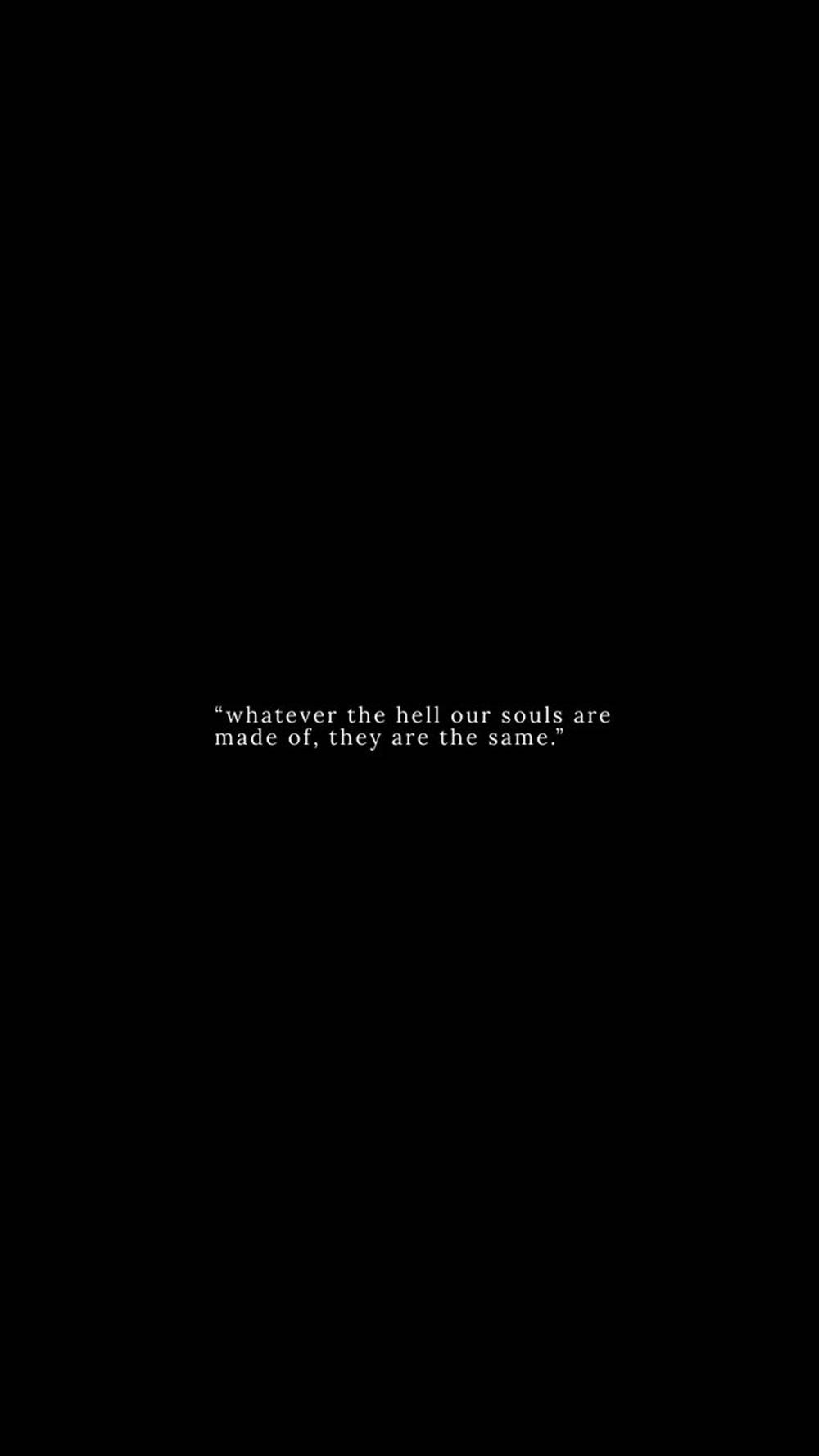 Pareho Sila Aesthetic Black Quotes Wallpaper