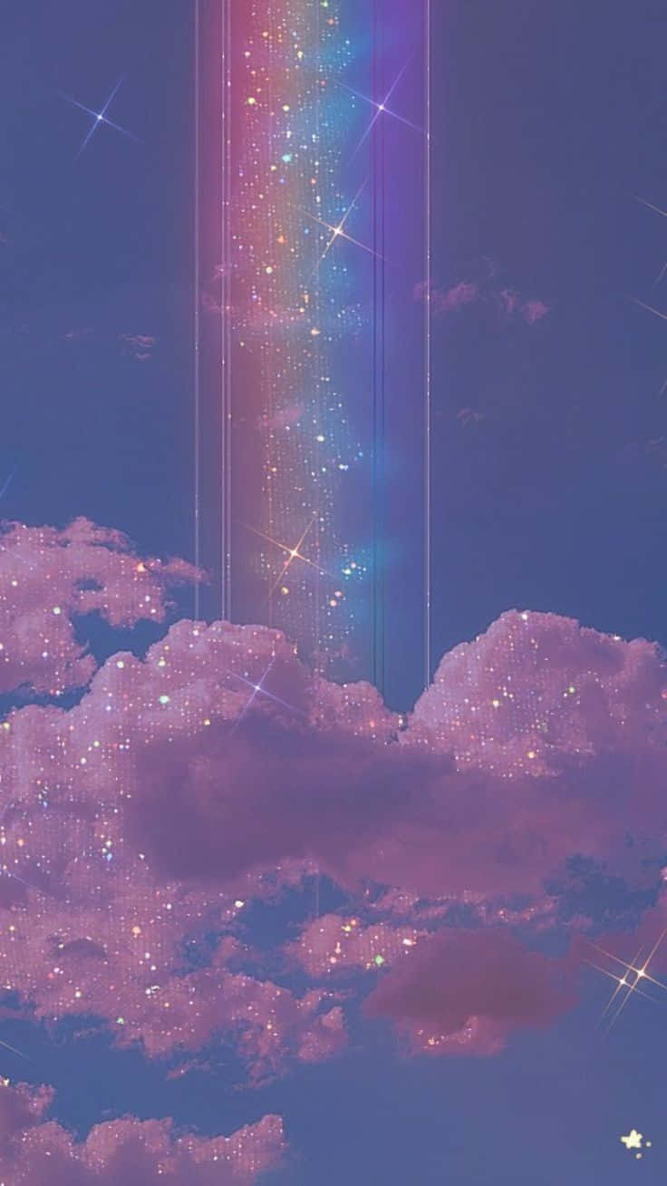 Pasiglahin ang araw gamit ang magandang mga kulay ng bahaghari. Wallpaper