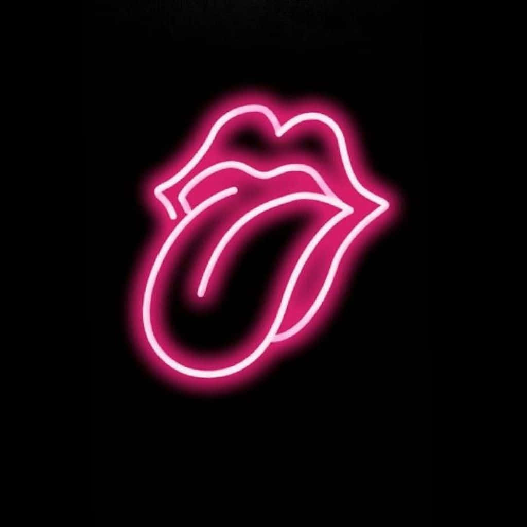 Pasiglahin ang iyong araw gamit ang Neon Pink Aesthetic Wallpaper