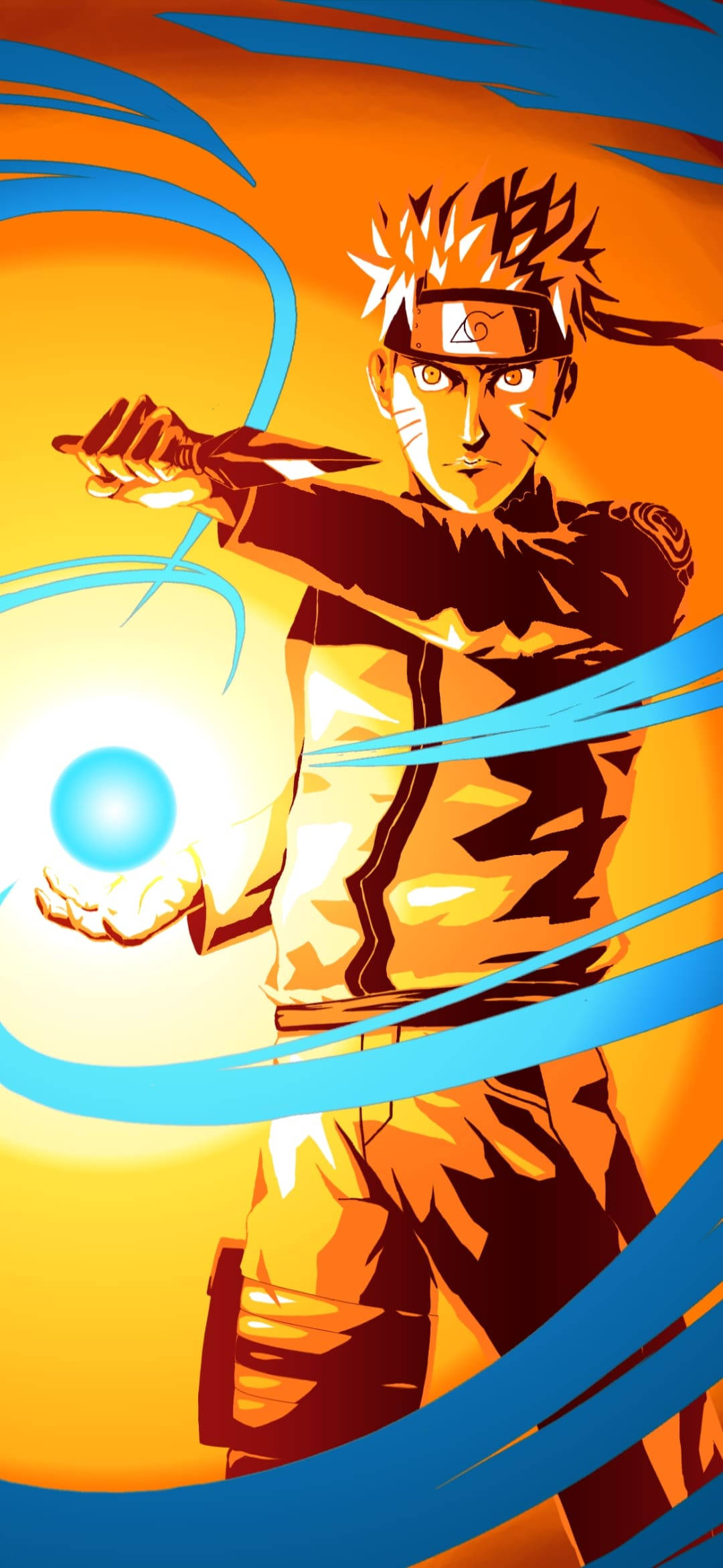 Pasiglahin ang Iyong Araw gamit ang Dilaw na Naruto Wallpaper