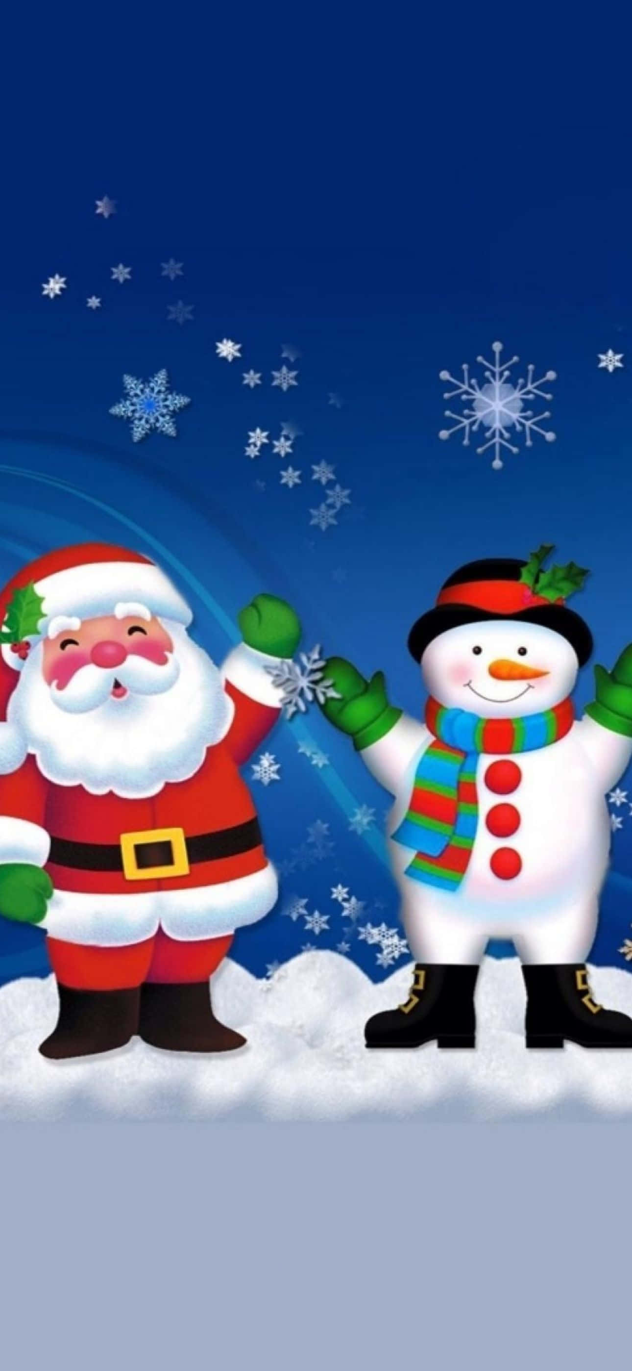 Pasiglahin ang Iyong Holiday Cheer gamit ang Christmas iPhone Background na ito Wallpaper