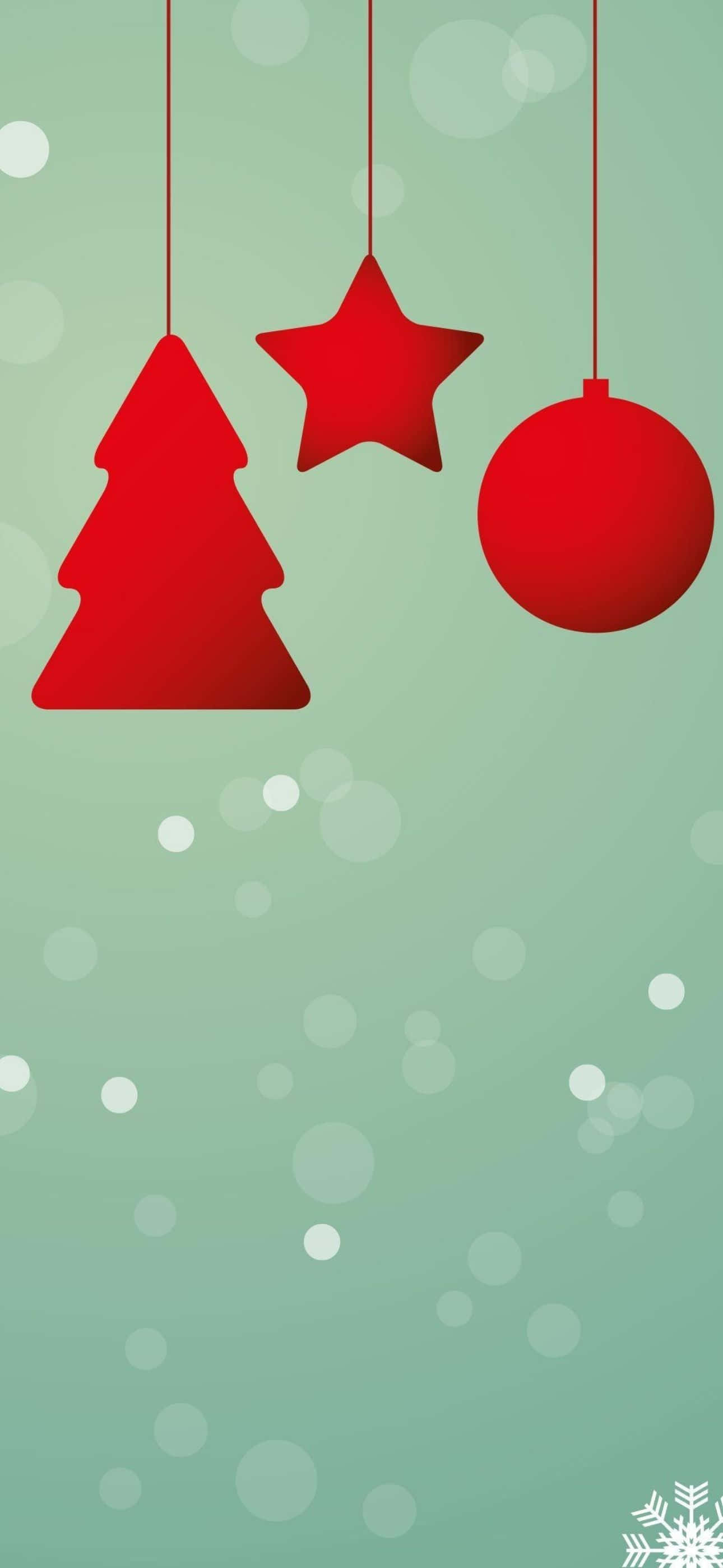Pasiglahin ang iyong iPhone ngayong kapaskuhan gamit ang masayang Christmas background na ito. Wallpaper