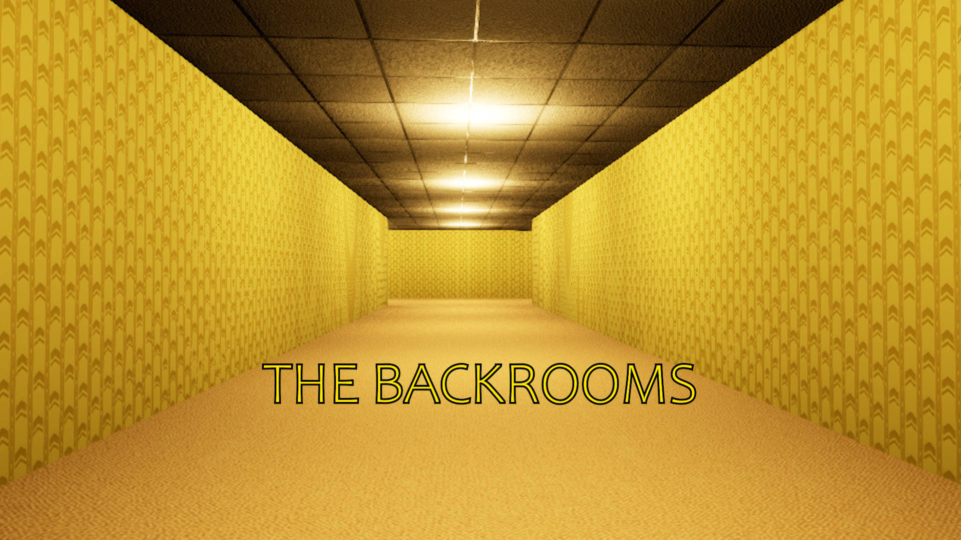 Pasilyo ng The Backrooms Wallpaper