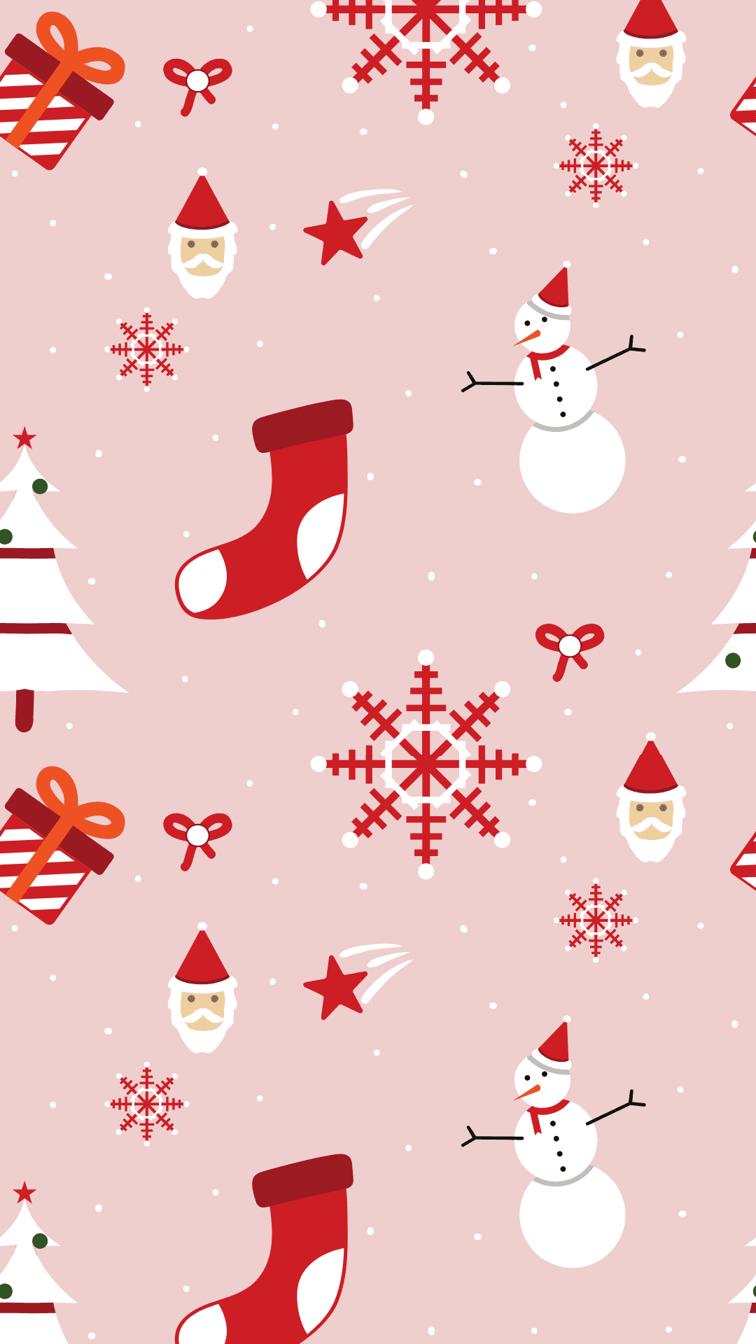 Pasok sa diwa ng Pasko ang isang maligayang background ng telepono para sa holiday Wallpaper