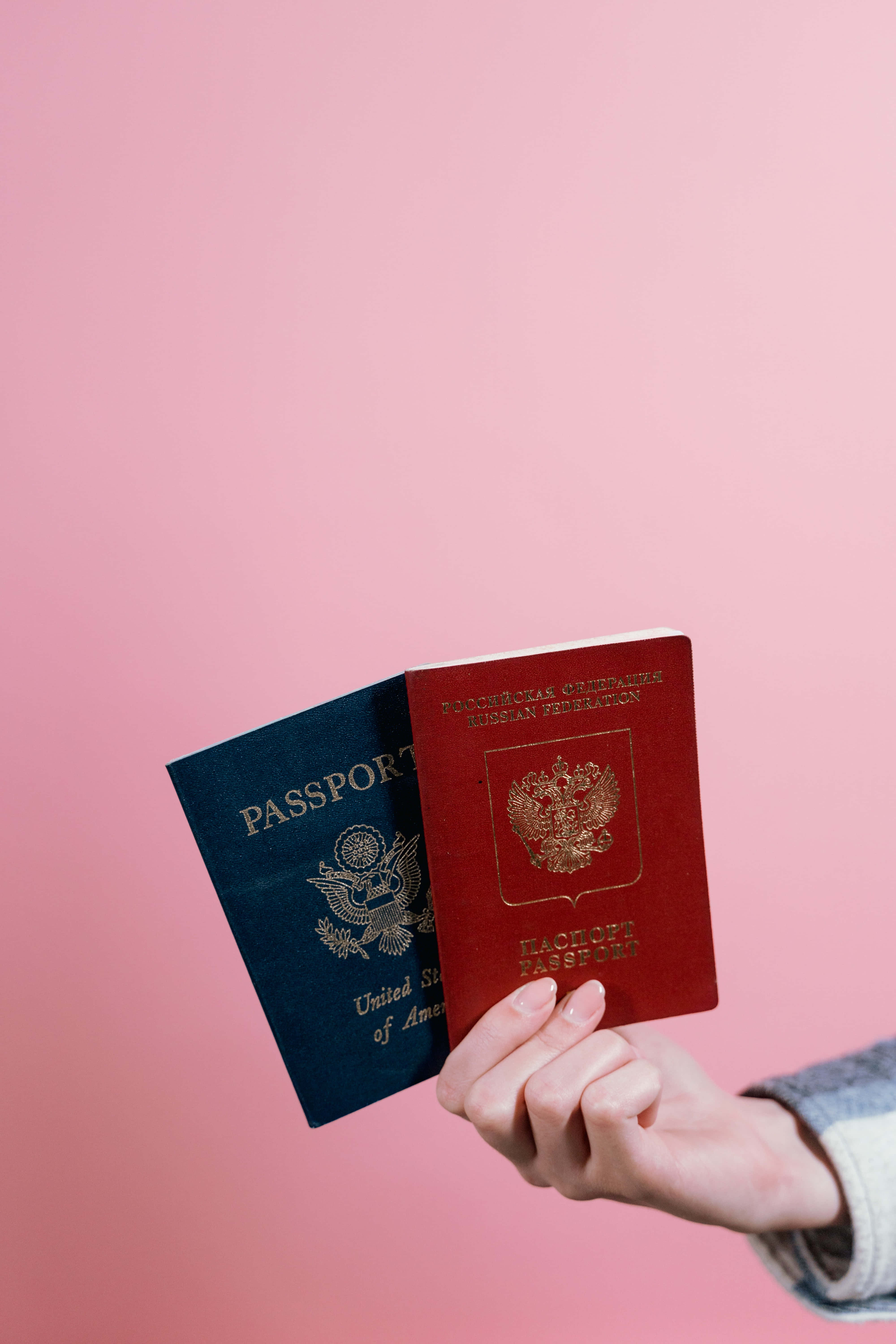 Passport background Wallpaper