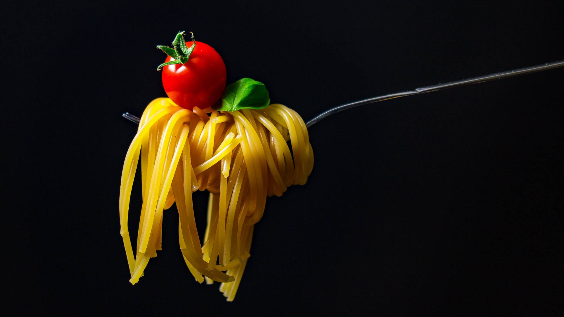 Pasta sa Tinidor Wallpaper