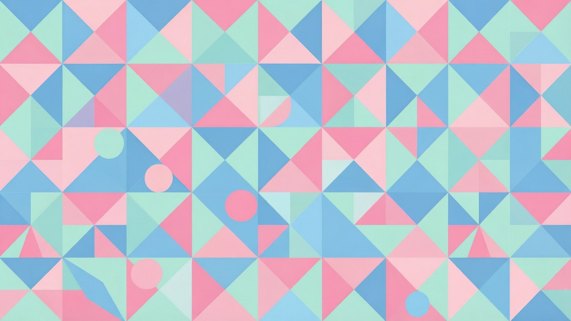Pastel na Geometric Pattern Wallpaper