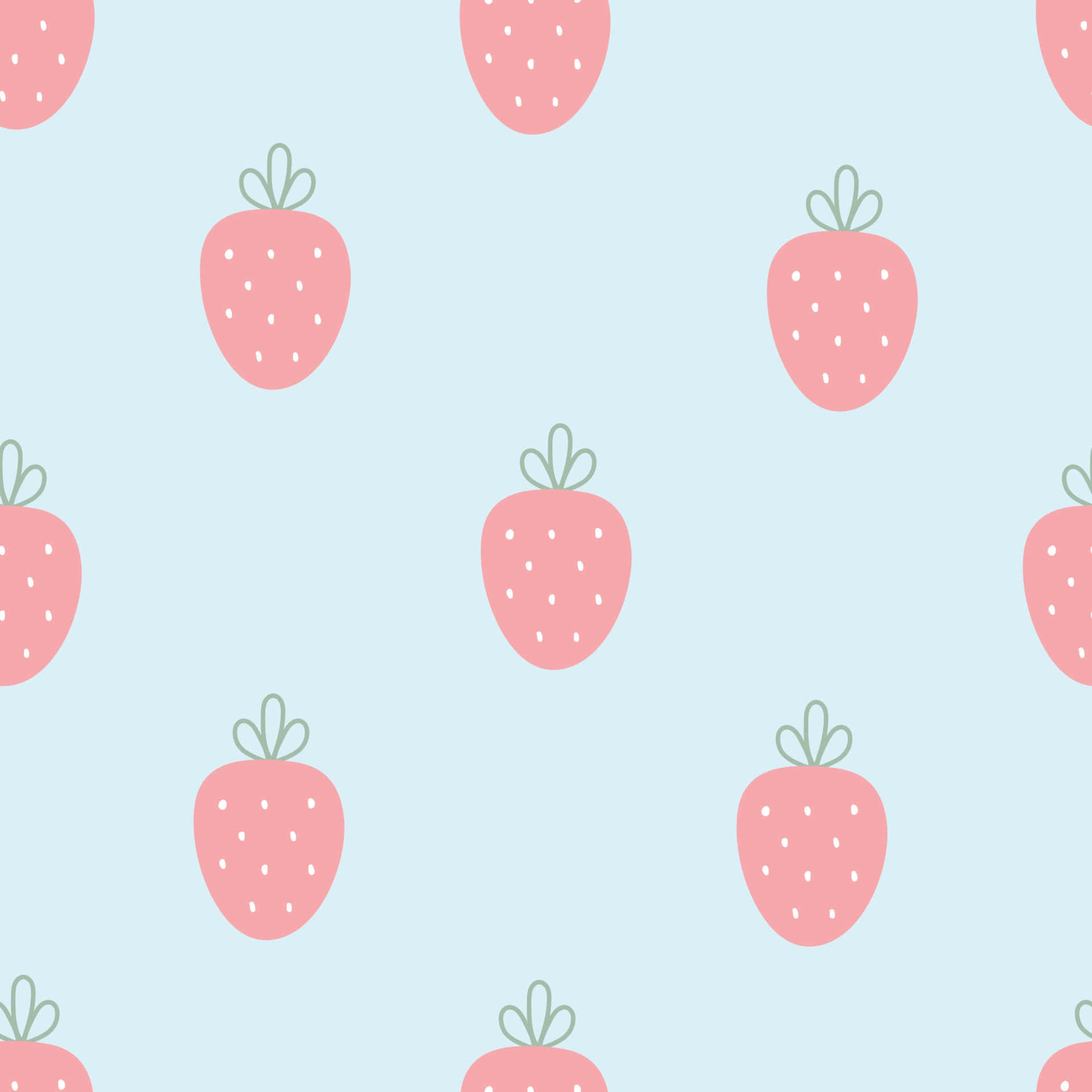Pastel na Strawberry na Prutas Wallpaper