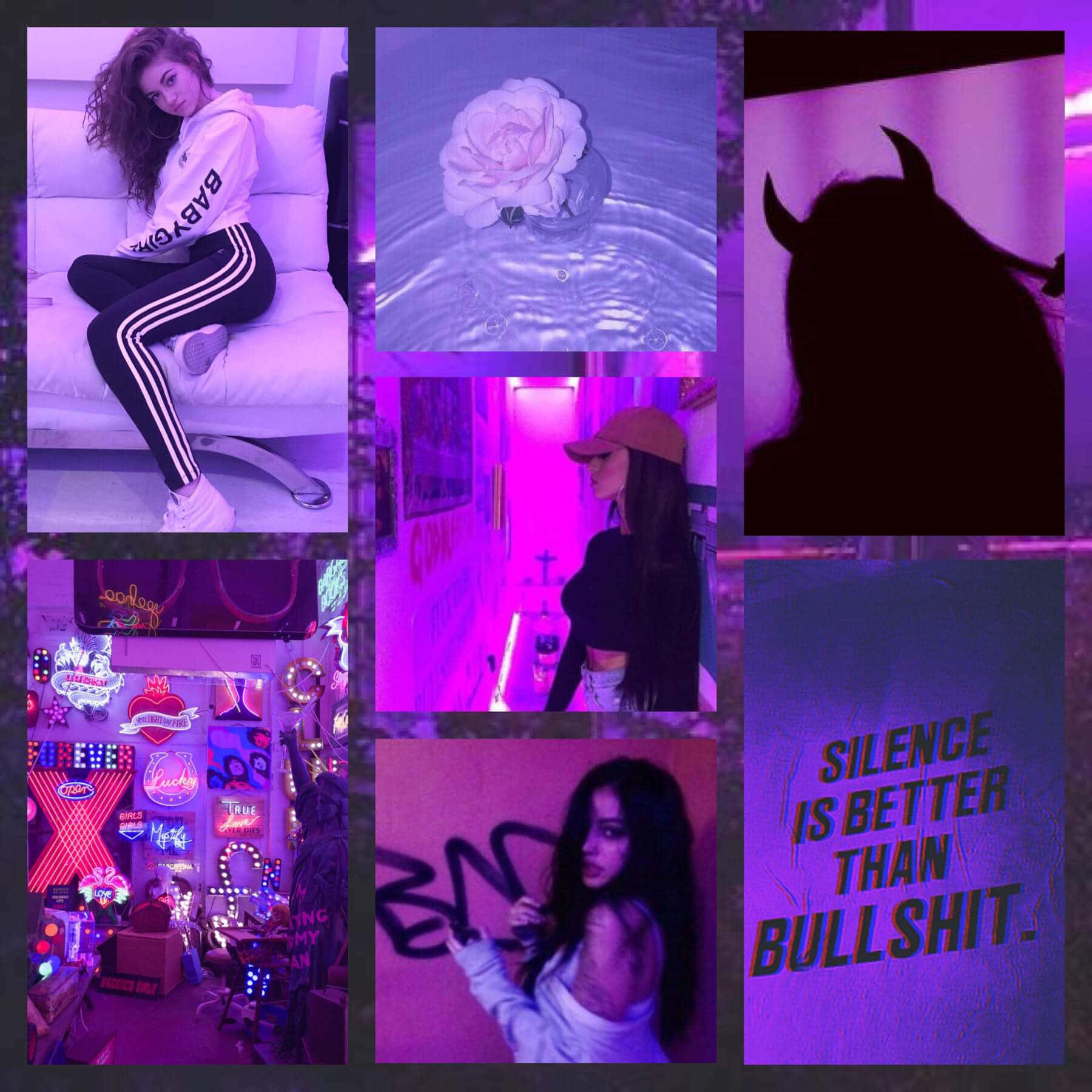 Patamaan ang iyong baddie aesthetic gamit ang napakagandang itsura na ito! Wallpaper
