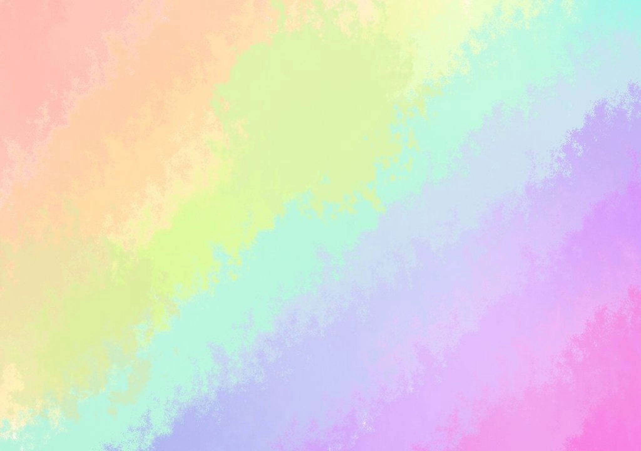 Pattern na Diagonal na Pastel Rainbow na Walang Humpay Wallpaper