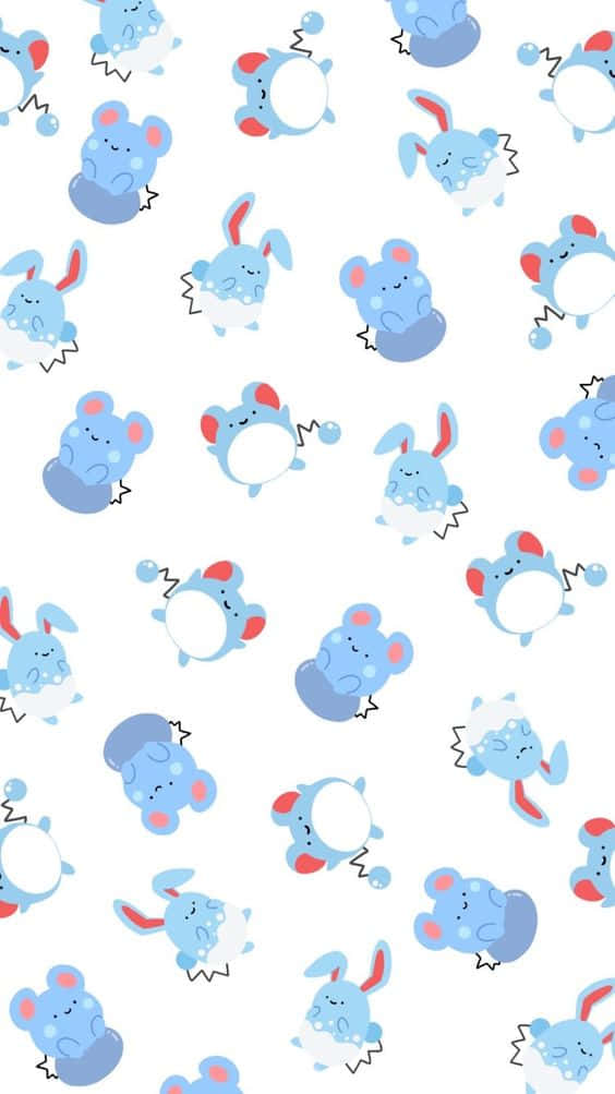 Pattern ng Azumarill Wallpaper