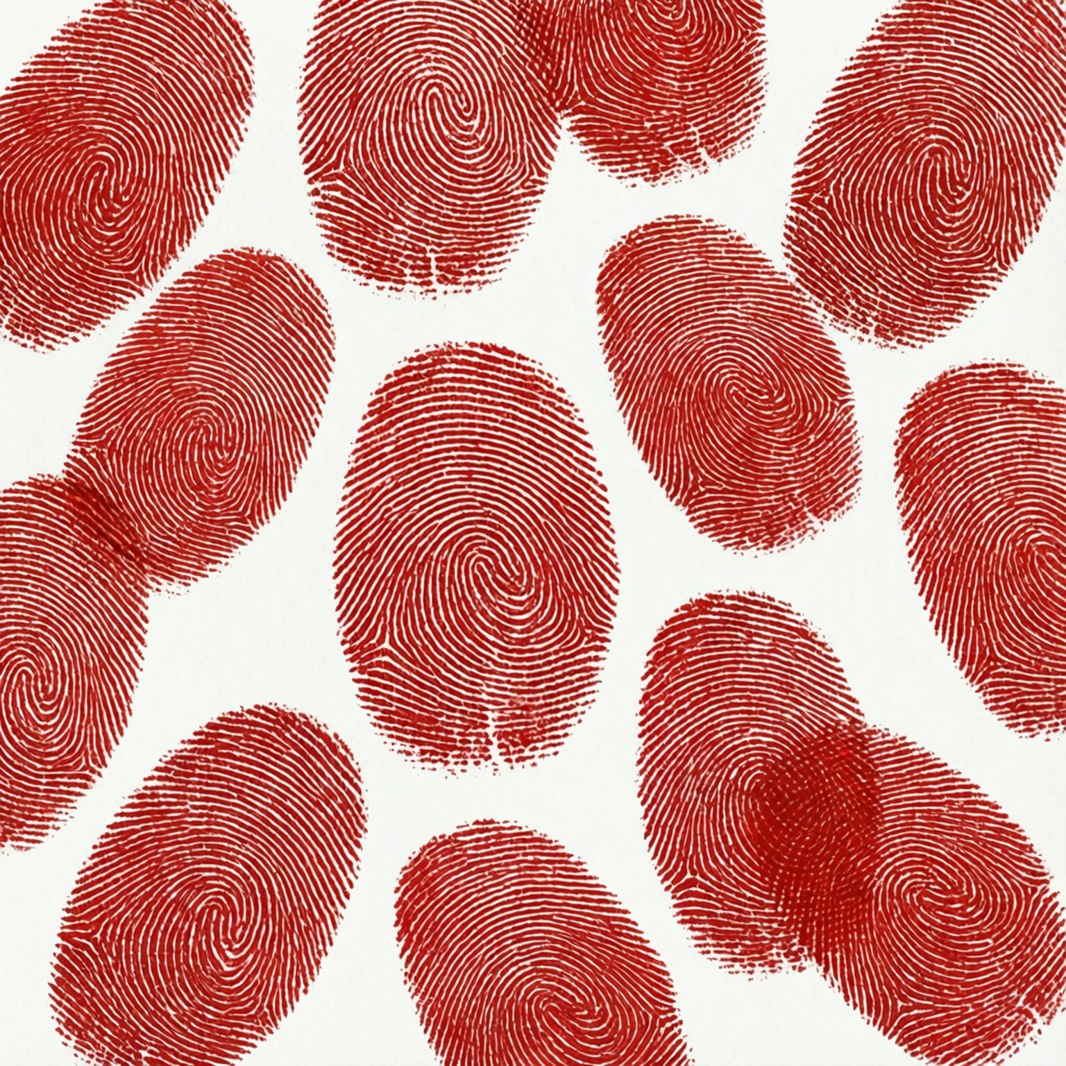 Pattern ng Pulang Thumbprint Wallpaper