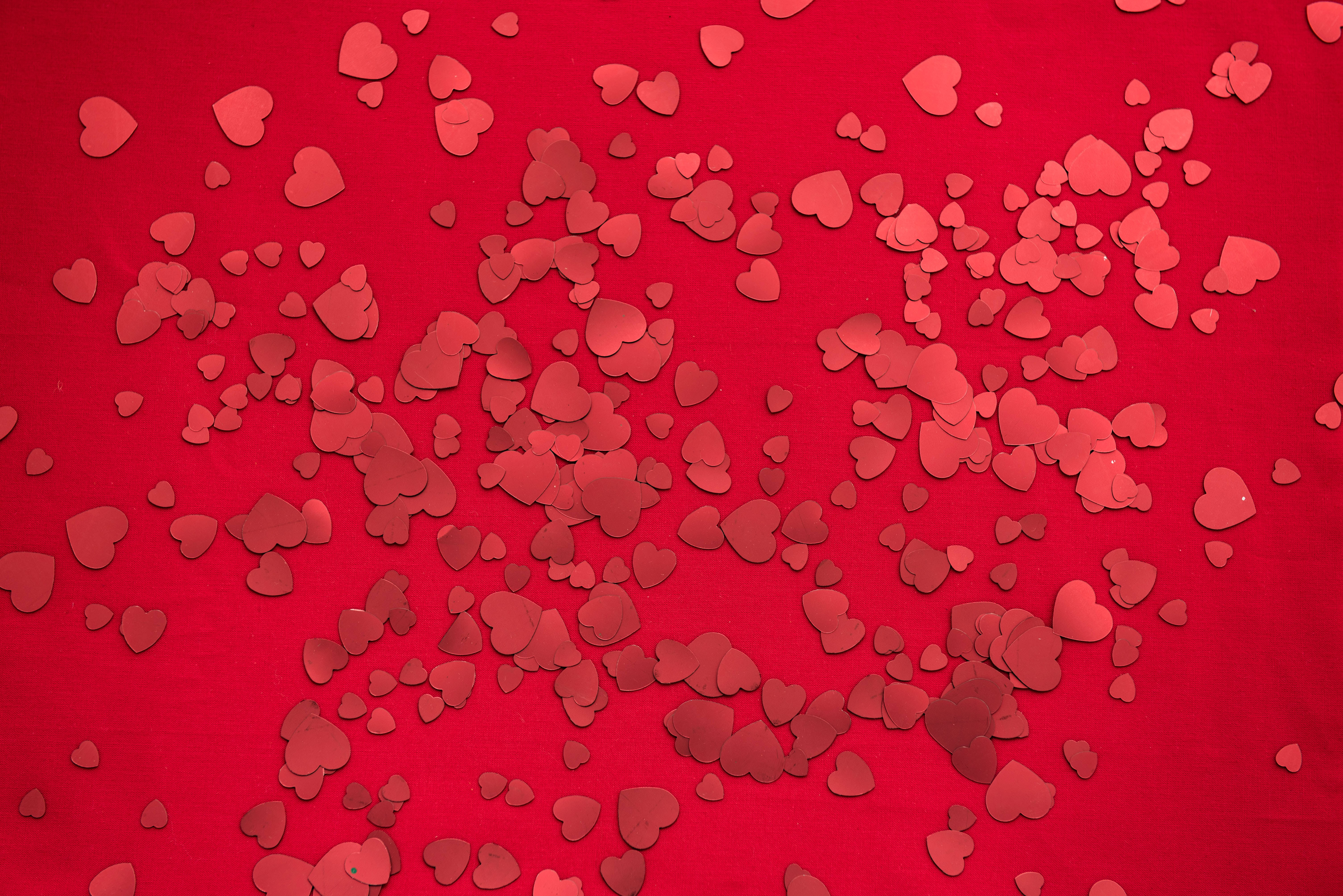 Pattern ng Pulang Puso na Aesthetic Wallpaper