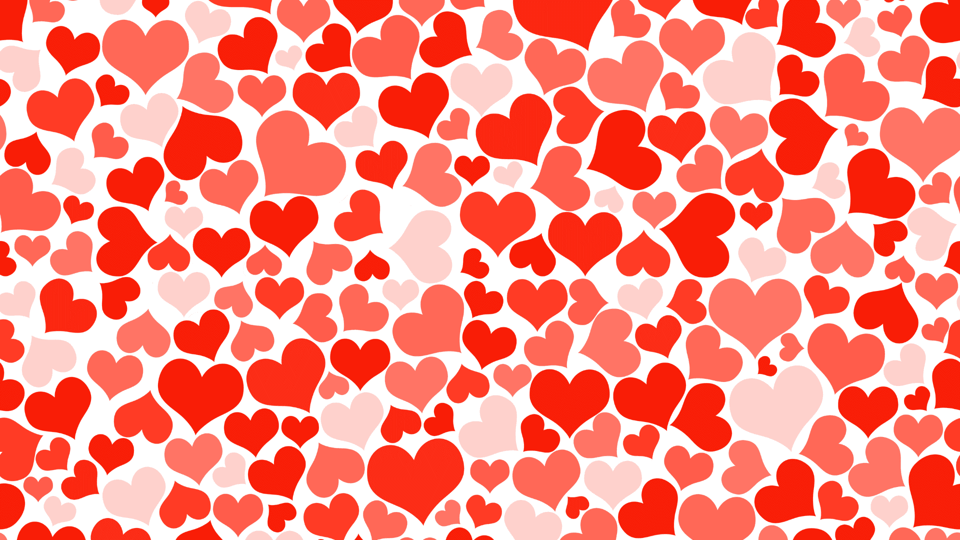 pattern ng puso na pula at puti Wallpaper