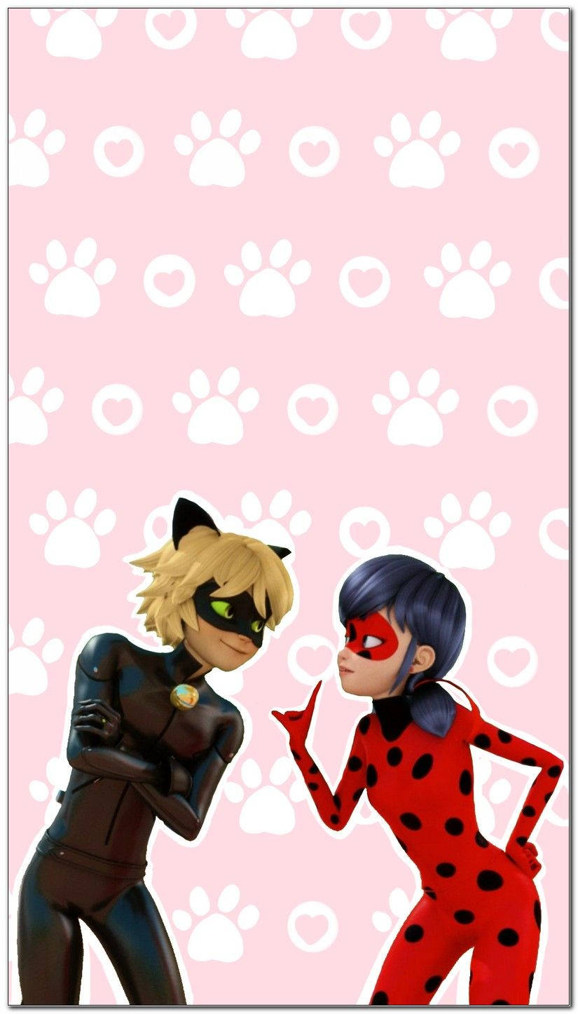 Paws at Puso ni Cat Noir Wallpaper