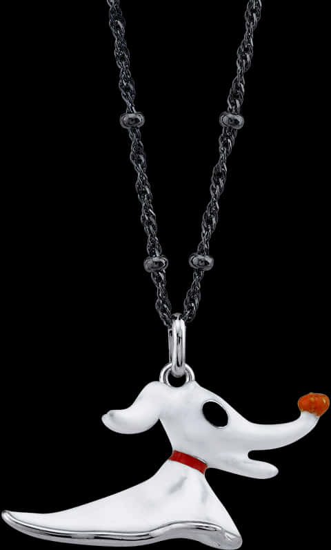 Pendant na Aso Multo na si Zero mula sa Nightmare Before Christmas Wallpaper