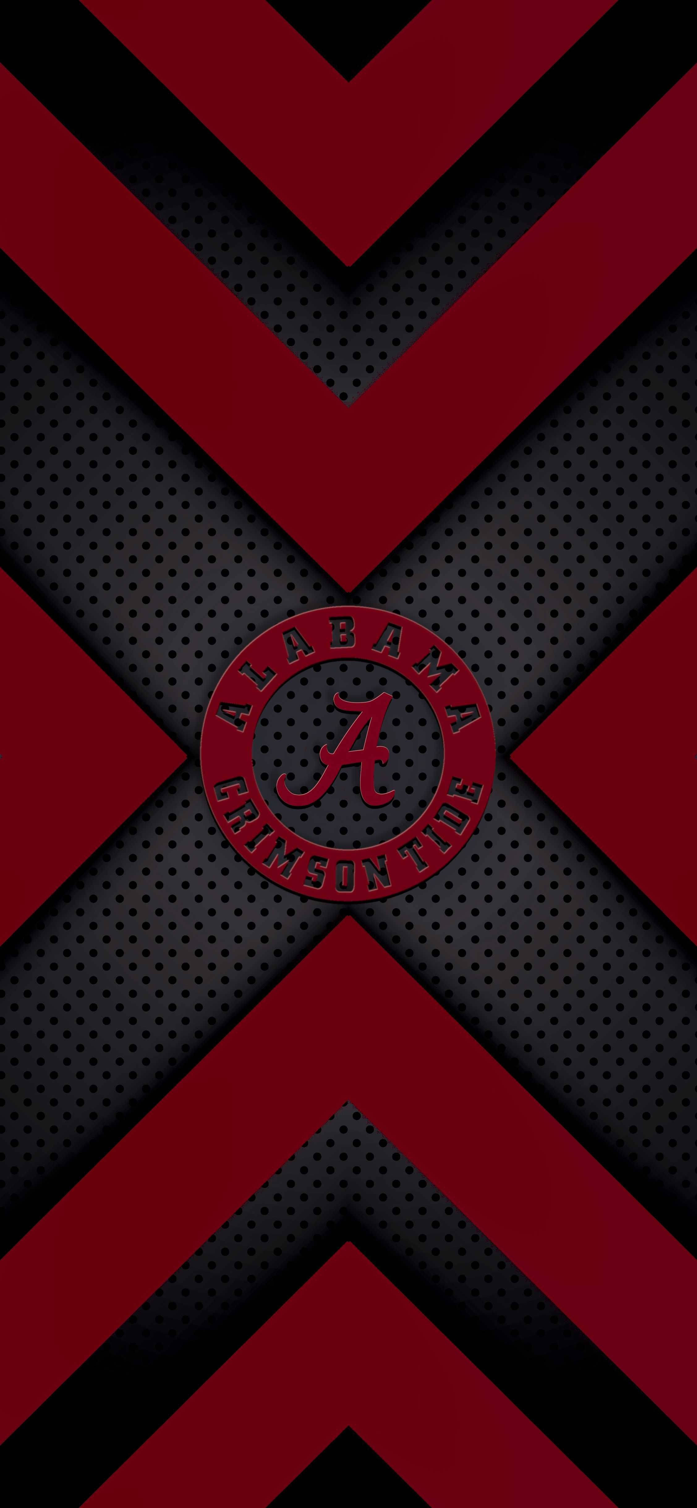 Perforated Alabama Crimson Tide Wallpaper