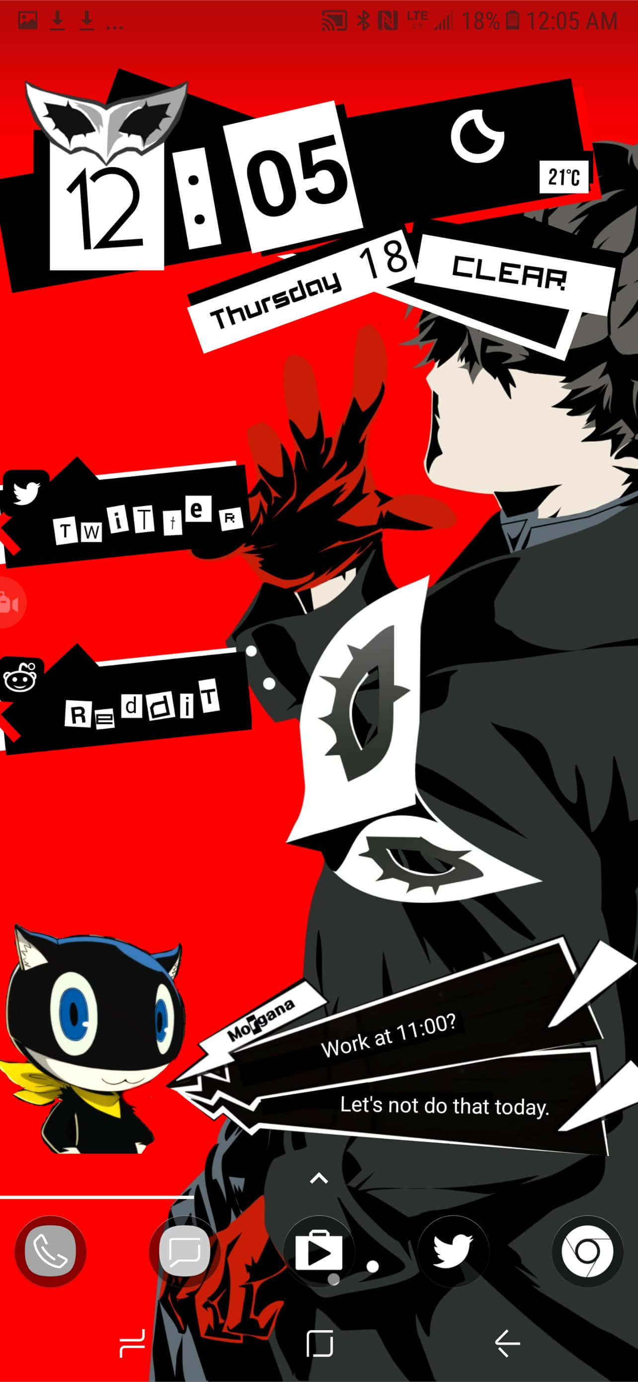 "Persona 5 Game Artwork bilang iPhone Wallpaper" Wallpaper